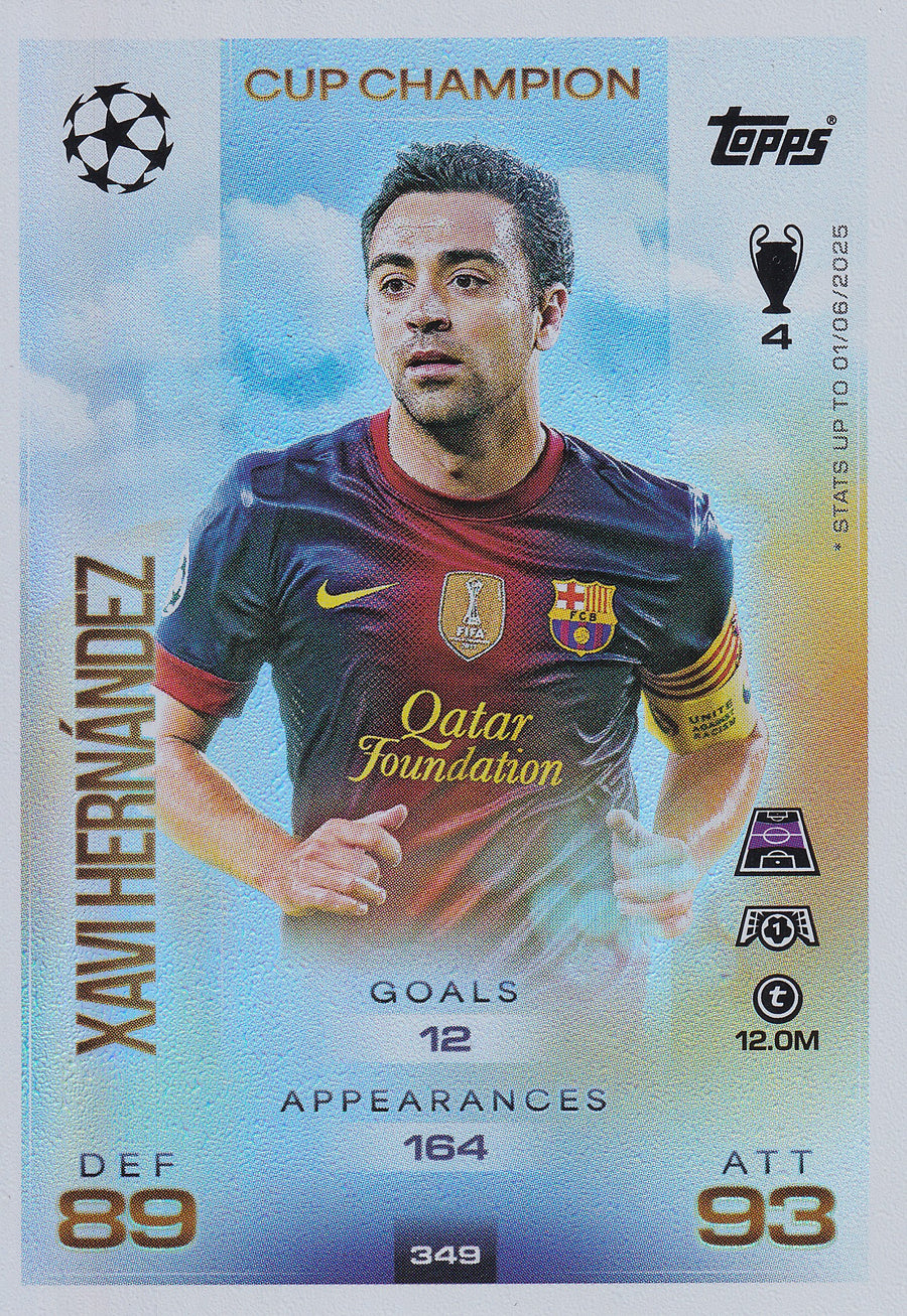 349. XAVI HERNANDEZ - FC BARCELONA - CUP CHAMPION