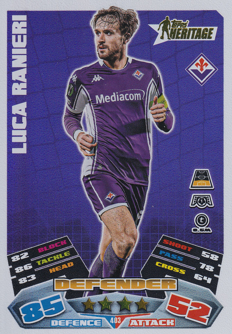403. LUCA RANIERI - ACF FIORENTINA - HERITAGE