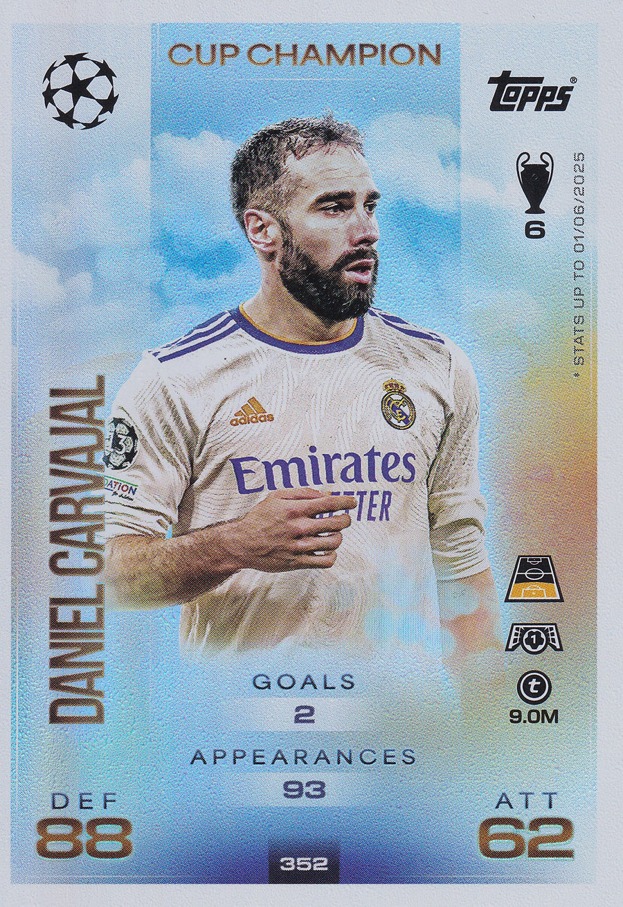 352. DANIEL CARVAJAL - REAL MADRID C.F.  CUP CHAMPION
