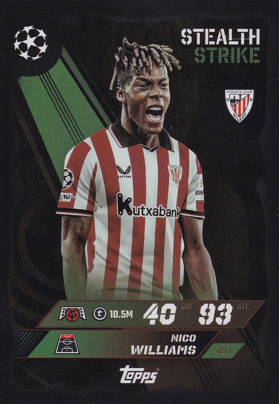 451. NICO WILLIAMS - ATHLETIC CLUB - STEALTH STRIKE