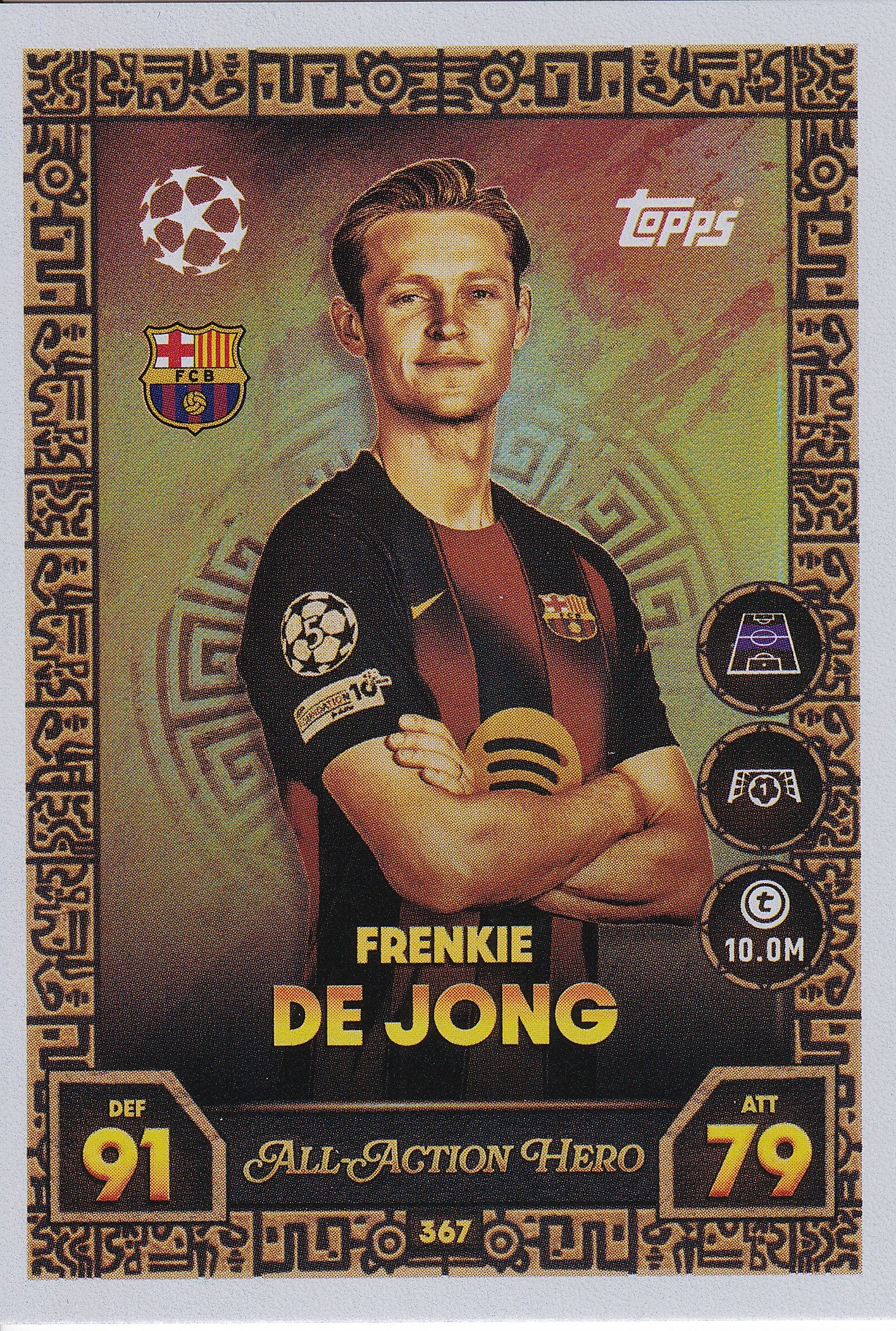 367. FRENKIE DE JONG - FC BARCELONA - ALL ACTION HERO