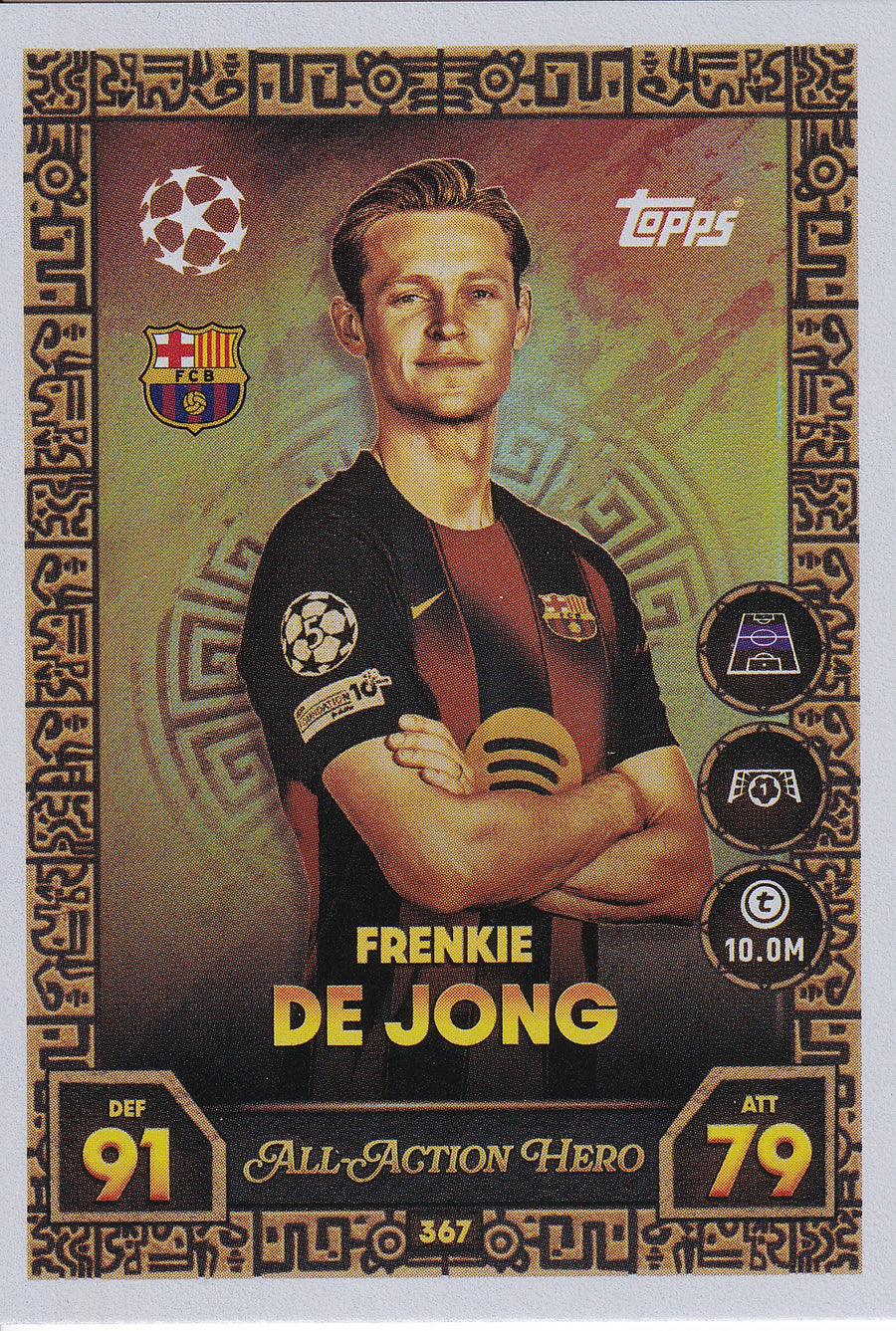 367. FRENKIE DE JONG - FC BARCELONA - ALL ACTION HERO