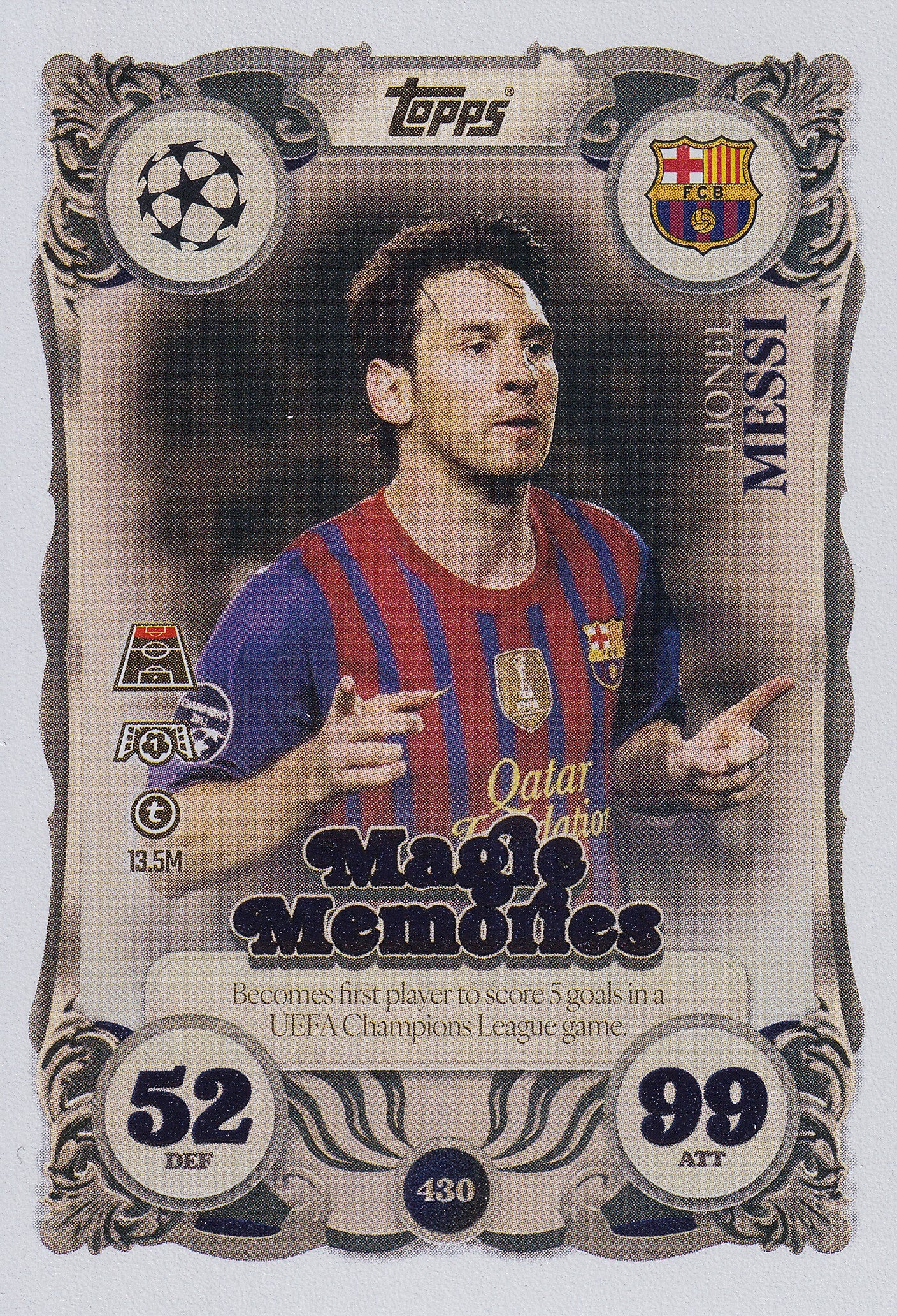 430. LIONEL MESSI - FC BARCELONA - MAGIC MEMORIES