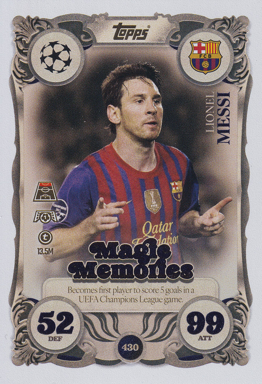 430. LIONEL MESSI - FC BARCELONA - MAGIC MEMORIES