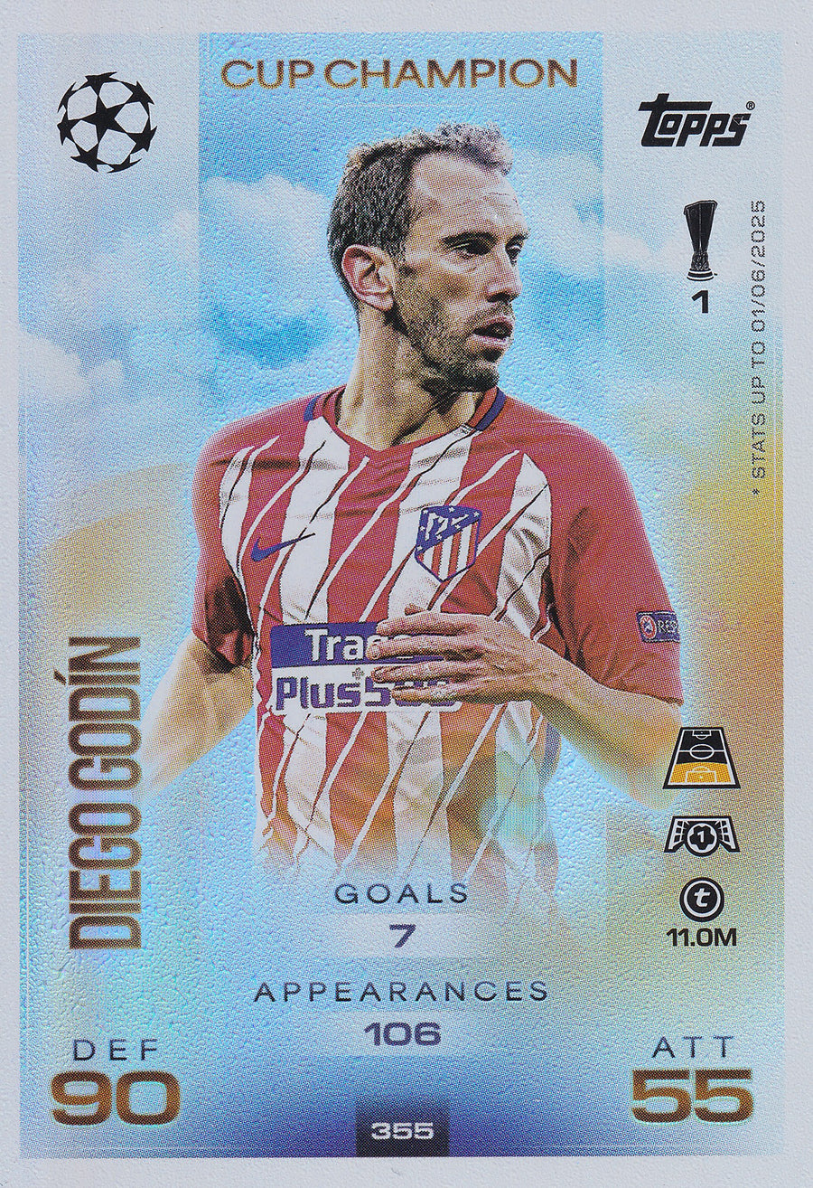 355. DIEGO GODIN - ATLETICO DE MADRID - CUP CHAMPION