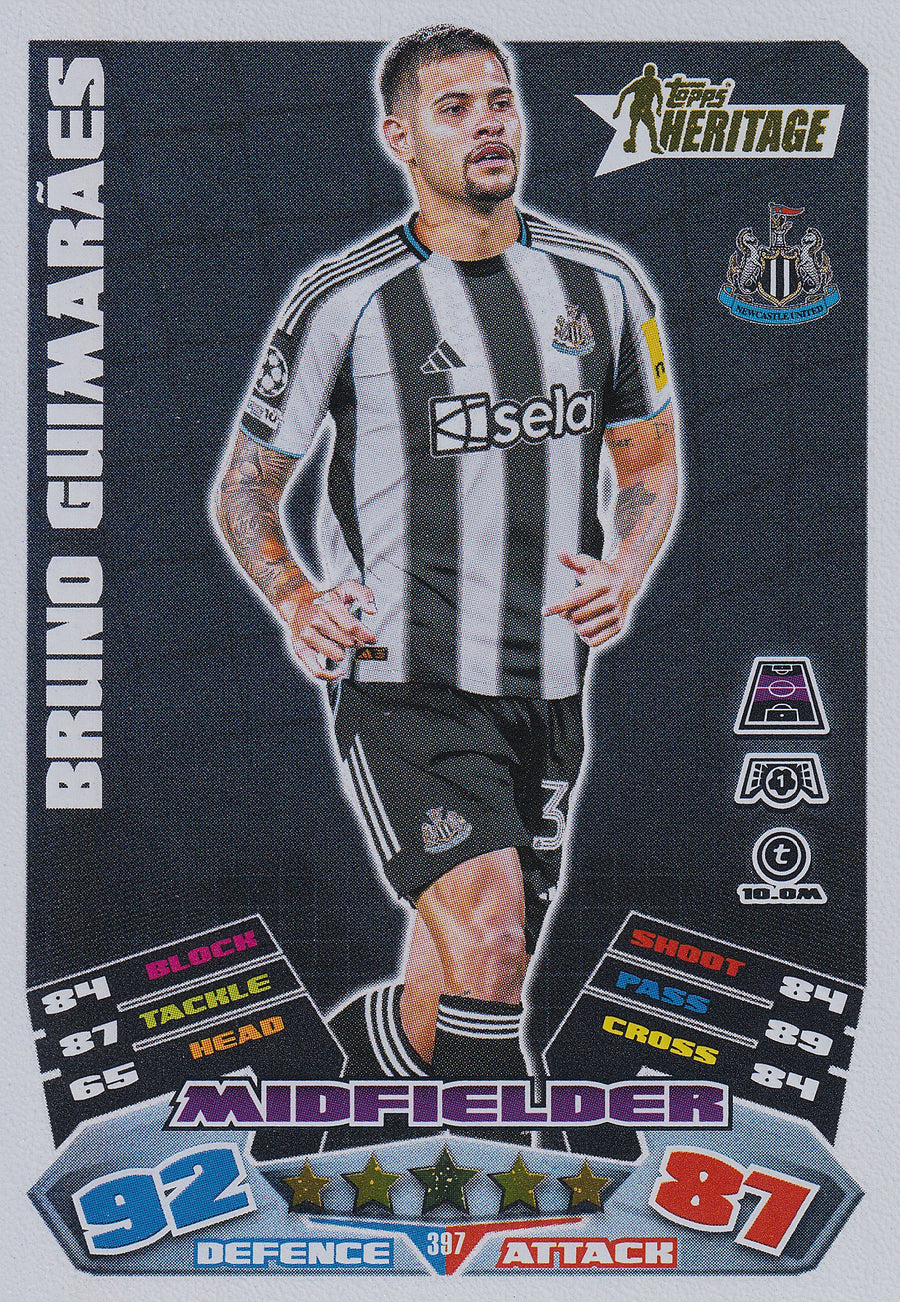 397. BRUNO GUIMARAES - NEWCASTLE UNITED - HERITAGE