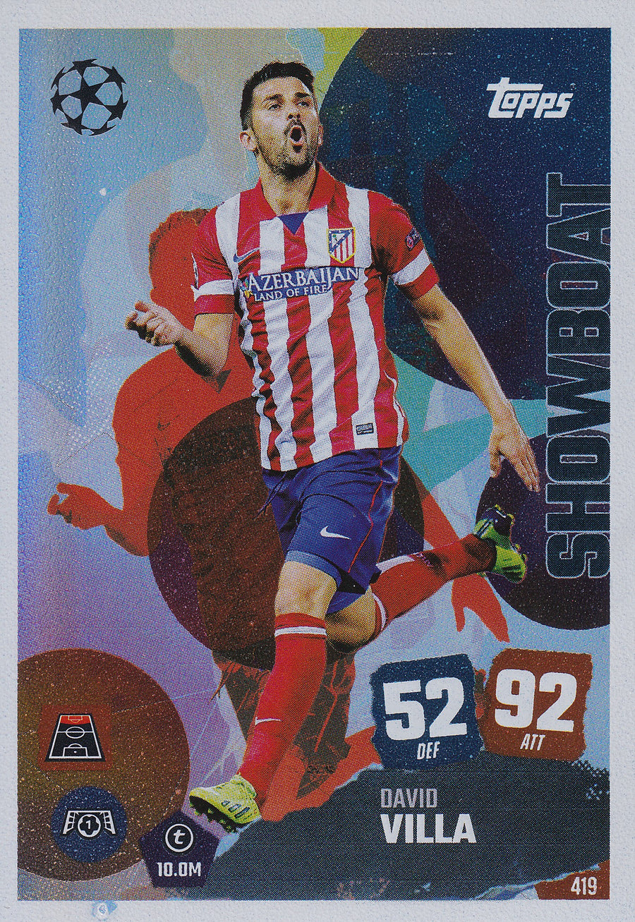 419. DAVID VILLA - ATLETICO DE MADRID - SHOWBOAT