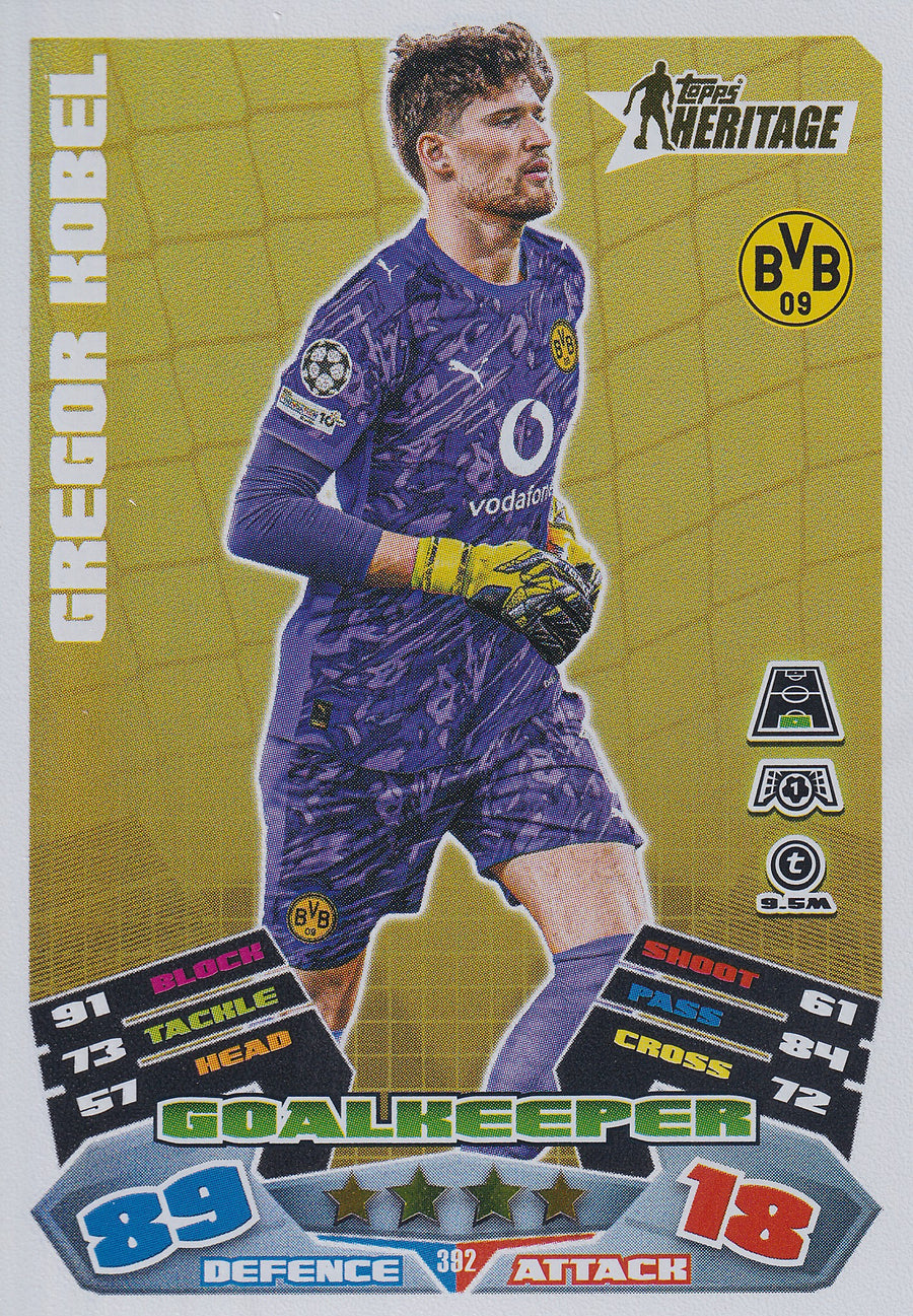 392. GREGOR KOBEL - BORUSSIA DORTMUND - HERITAGE
