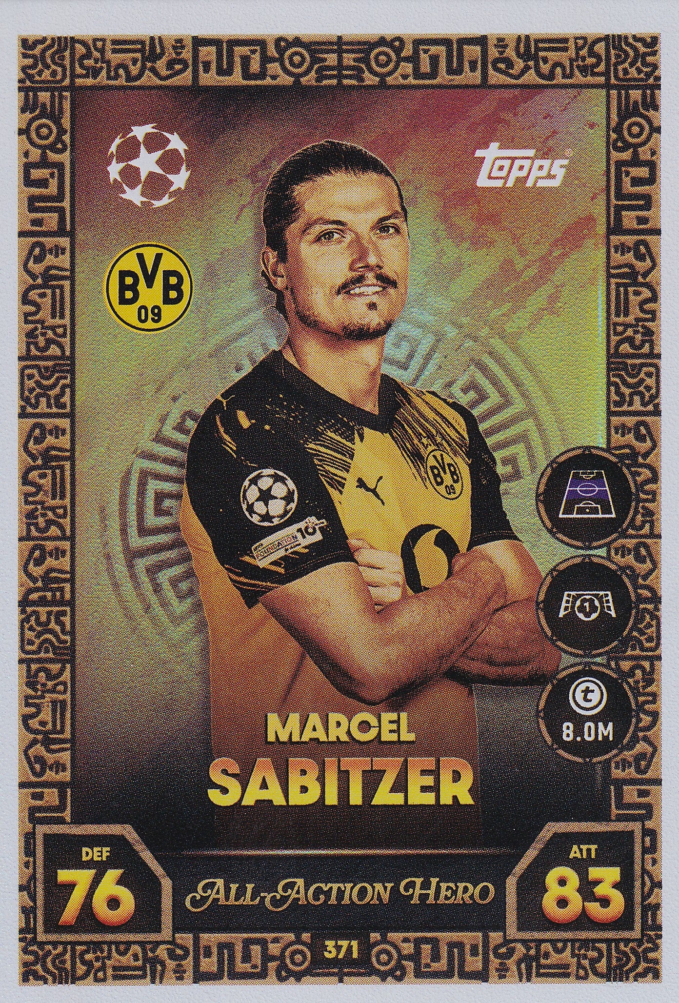371. MARCEL SABITZER - BORUSSIA DORTMUND - ALL ACTION HERO