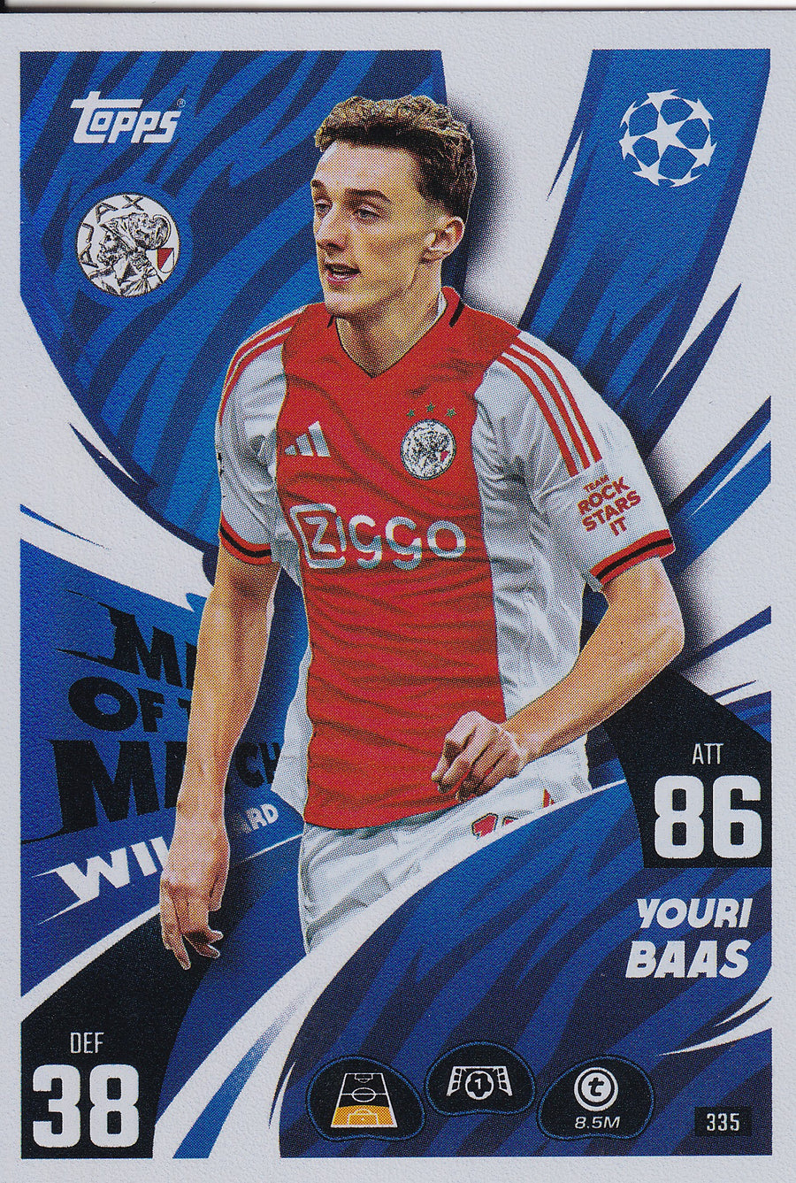 335. YOURI BAAS - AFC AJAX - MAN OF THE MATCH WILDCARD