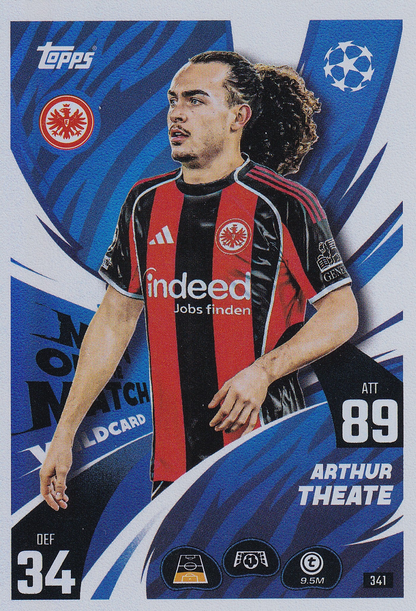 341. ARTHURTHEATE - EINTRACHT FRANKFURT - MAN OF THE MATCH WILDCARD