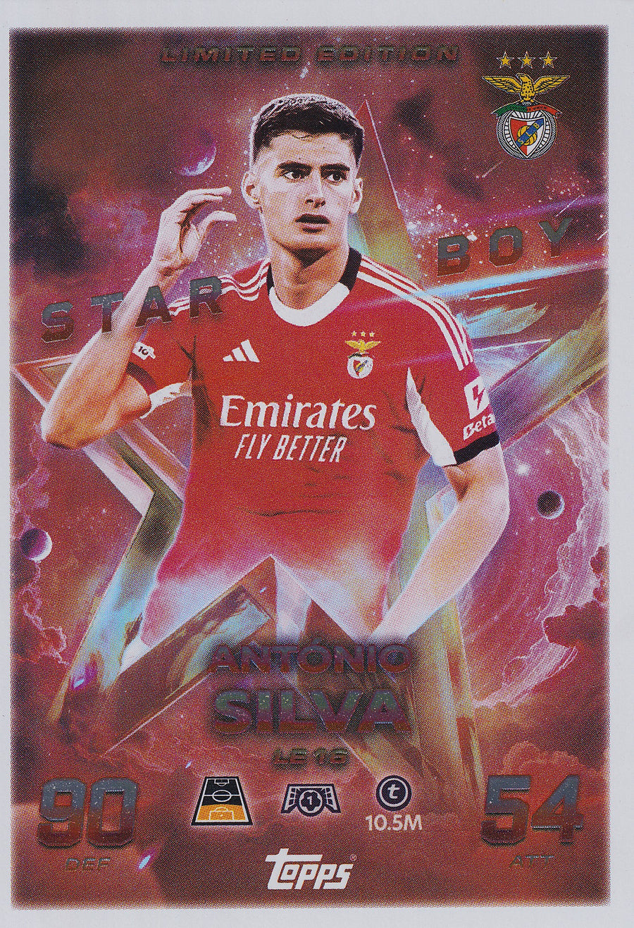 LE15. ANTONIO SILVA - SL BENFICA - LIMITED EDITION