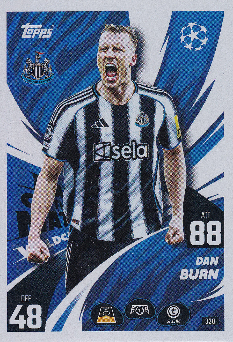 320. DAN BURN - NEWCASTLE UNITED - MAN OF THE MATCH WILDCARD