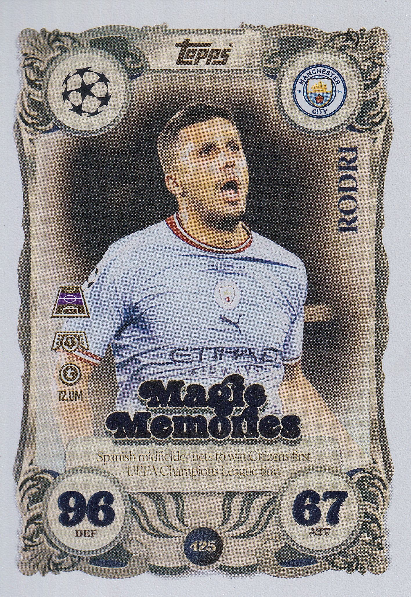 425. RODRI - MANCHESTER CITY - MAGIC MEMORIES