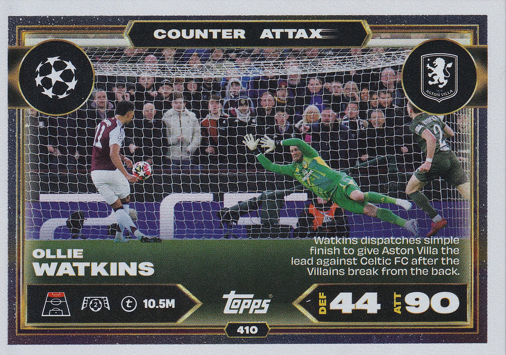 410. OLLIE WATKINS - ASTON VILLA - COUNTER ATTAX