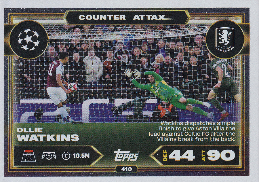410. OLLIE WATKINS - ASTON VILLA - COUNTER ATTAX