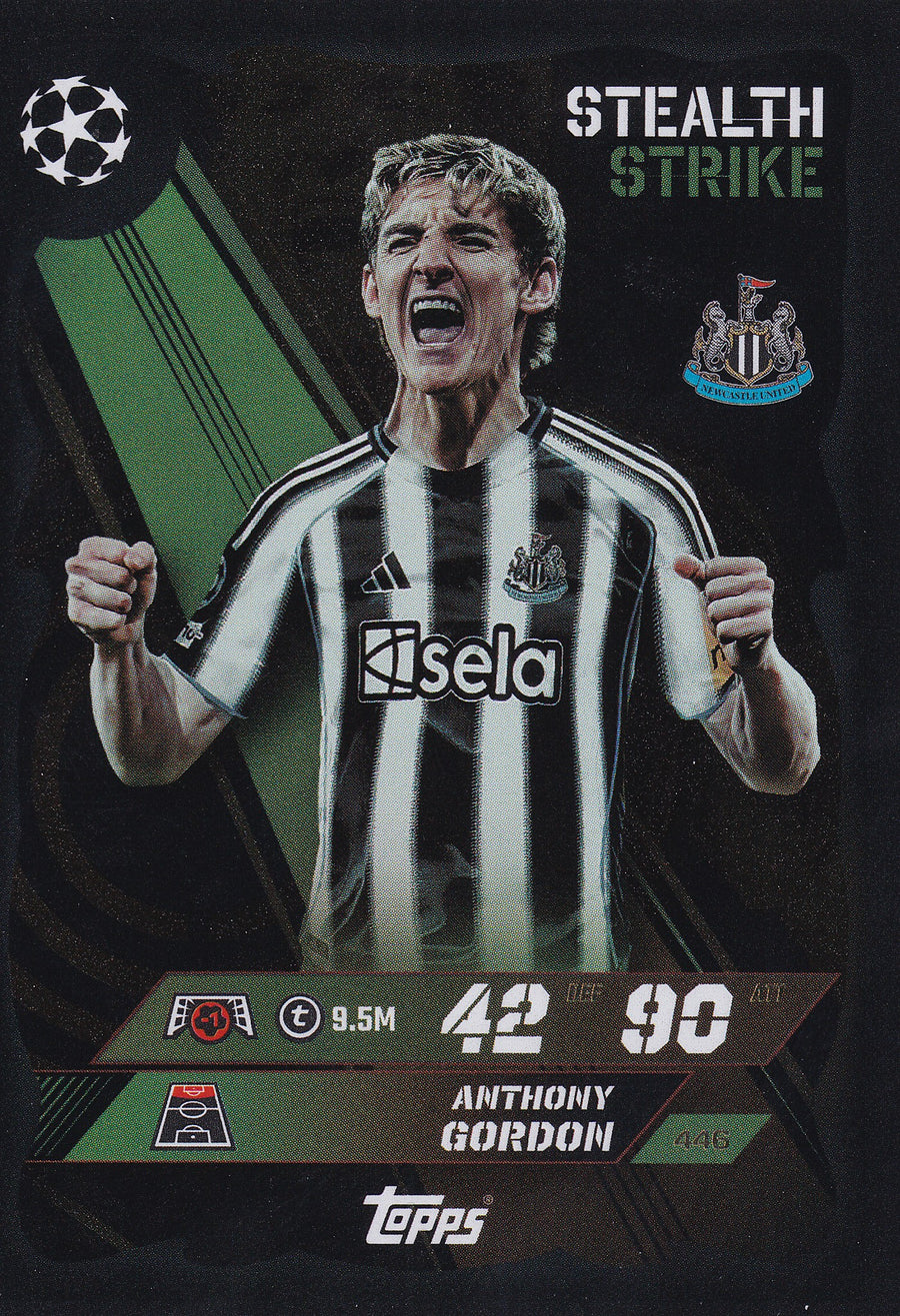 446. ANTHONY GORDON - NEWCASTLE UNITED - STEALTH STRIKE