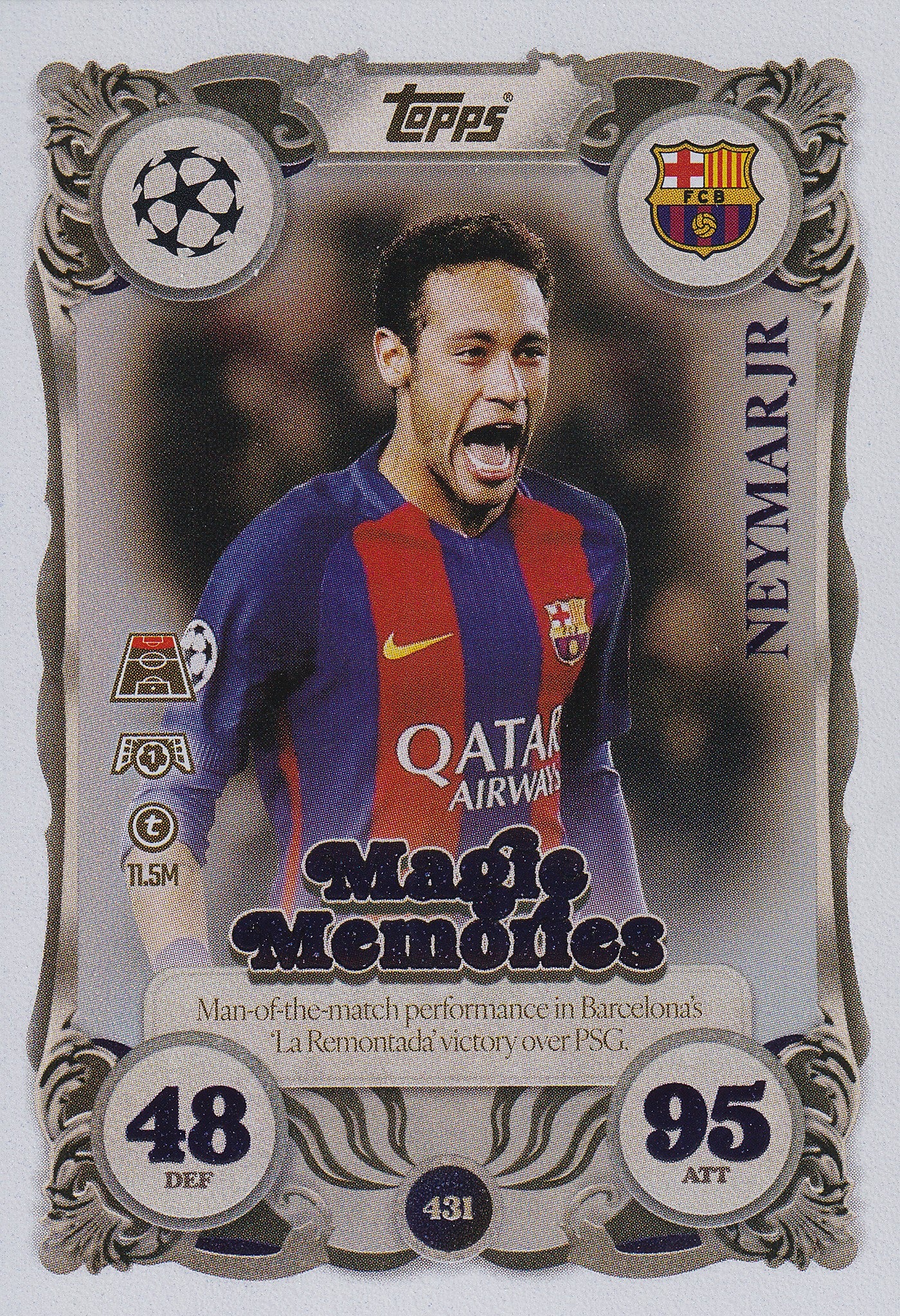 431. NEYMAR JR - FC BARCELONA - MAGIC MEMORIES