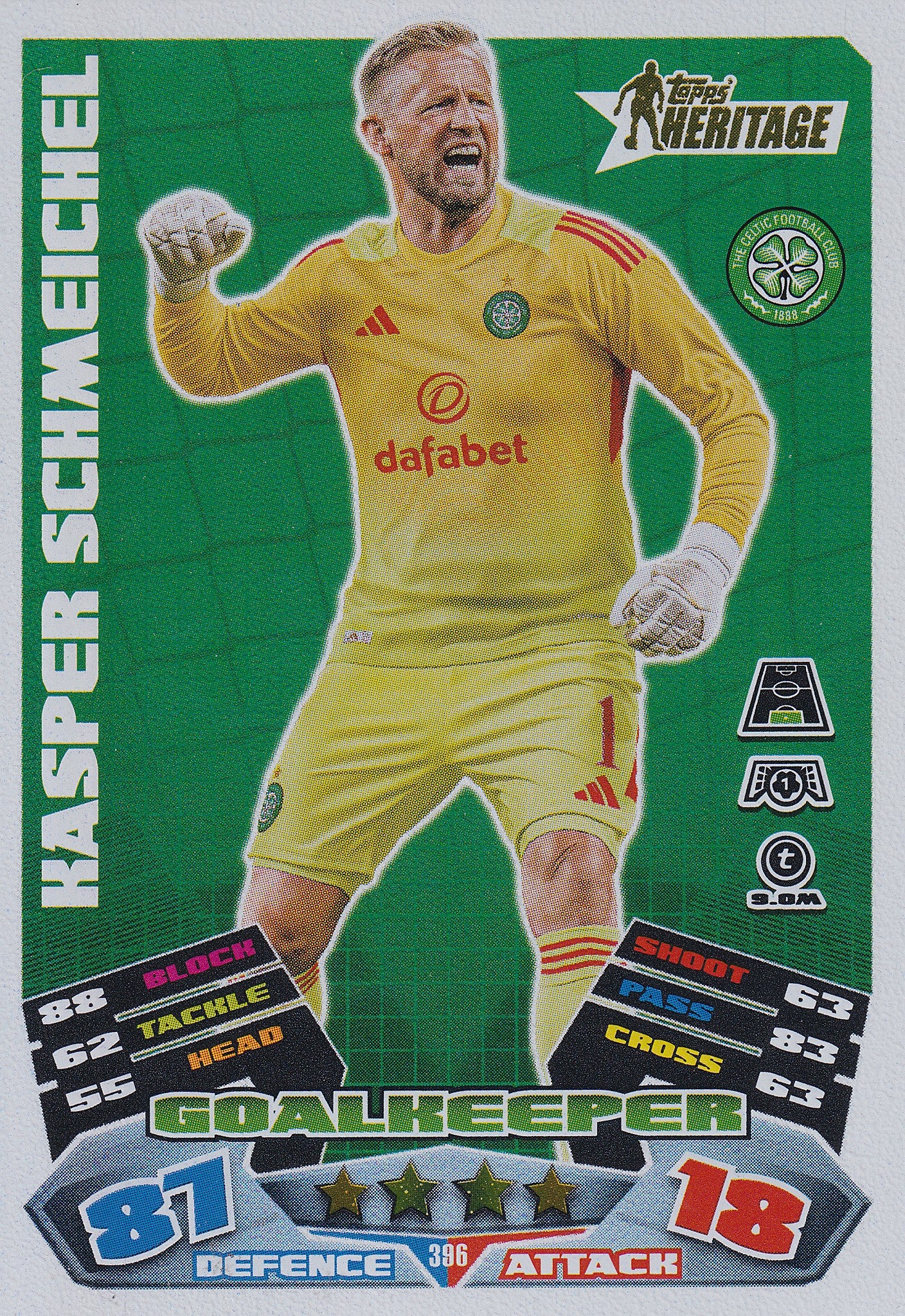 396. KASPER SCHMEICHEL - CELTIC - HERITAGE