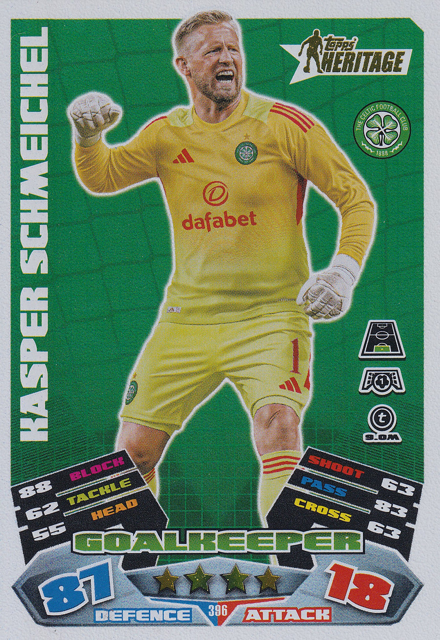 396. KASPER SCHMEICHEL - CELTIC - HERITAGE