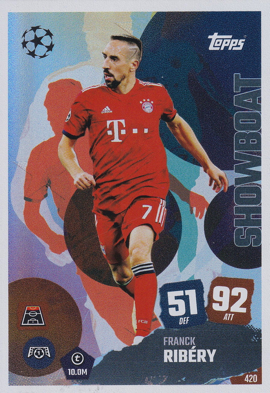 420. FRANCK RIBERY - FC BAYERN MUNCHEN - SHOWBOAT