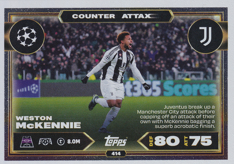 414. WESTON McKENNIE - JUVENTUS - COUNTER ATTAX