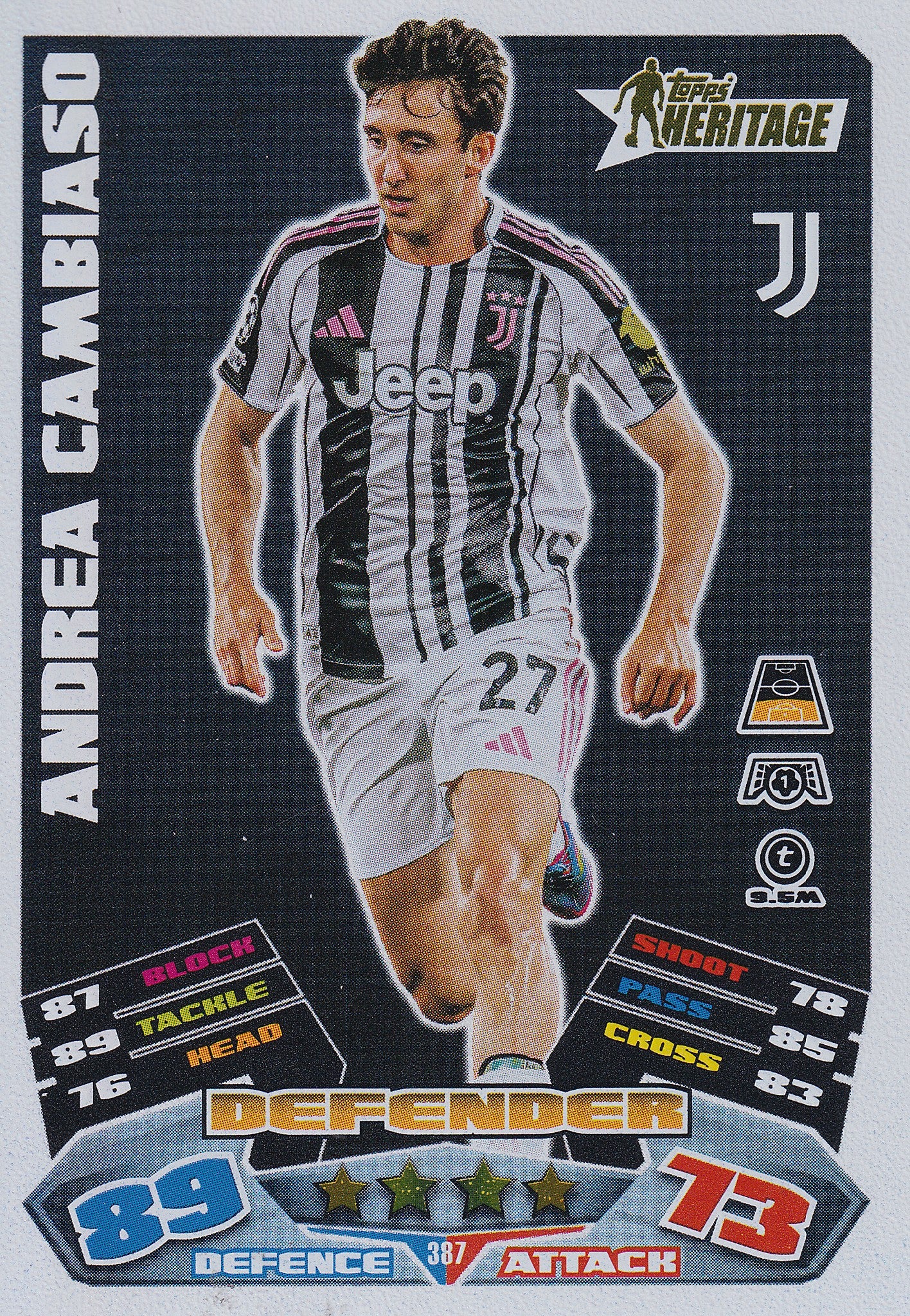 387. ANDREA CAMBIASO - JUVENTUS - HERITAGE