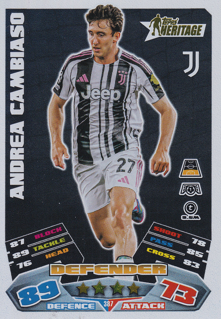 387. ANDREA CAMBIASO - JUVENTUS - HERITAGE