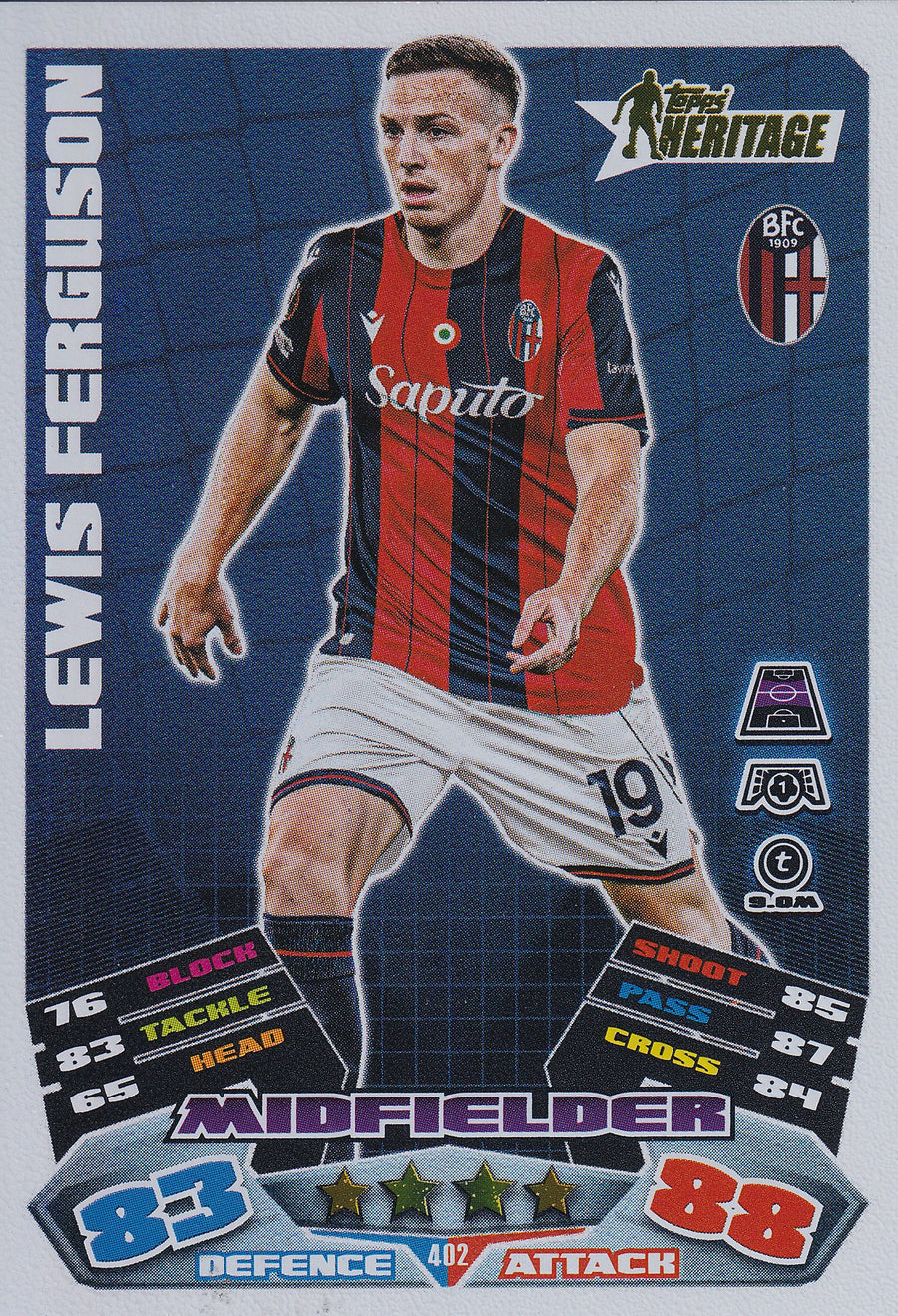402. LEWIS FERGUSON - BOLOGNA FC 1909 - HERITAGE