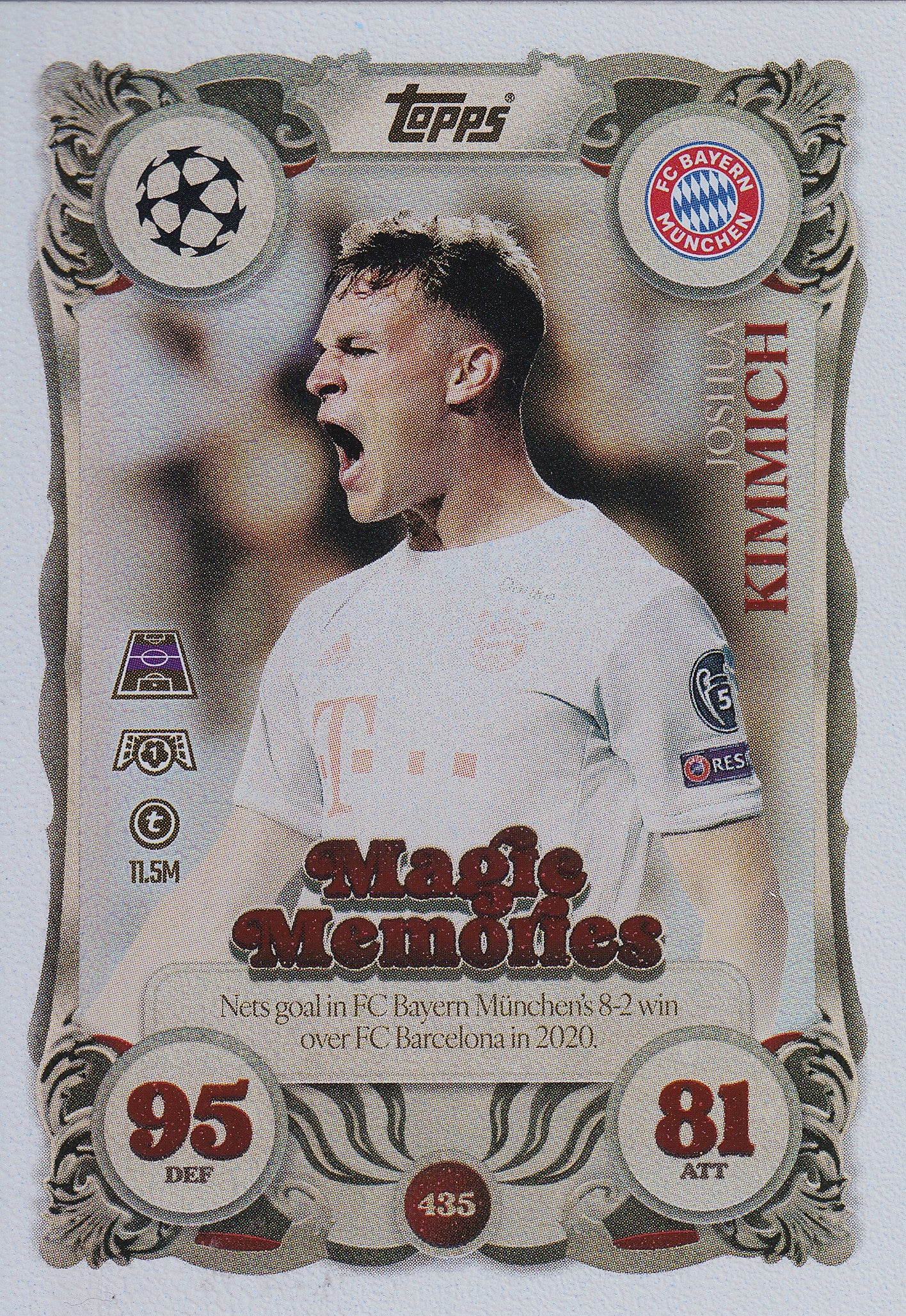 435. JOSHUA KIMMICH - FC BAYERN MUNCHEN - MAGIC MEMORIES