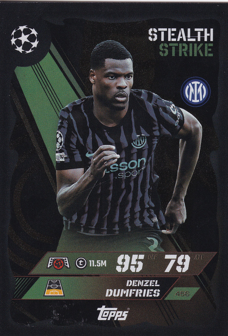 456. DENZEL DUMFRIES - FC INTERNAZIONALE MILANO - STEALTH STRIKE