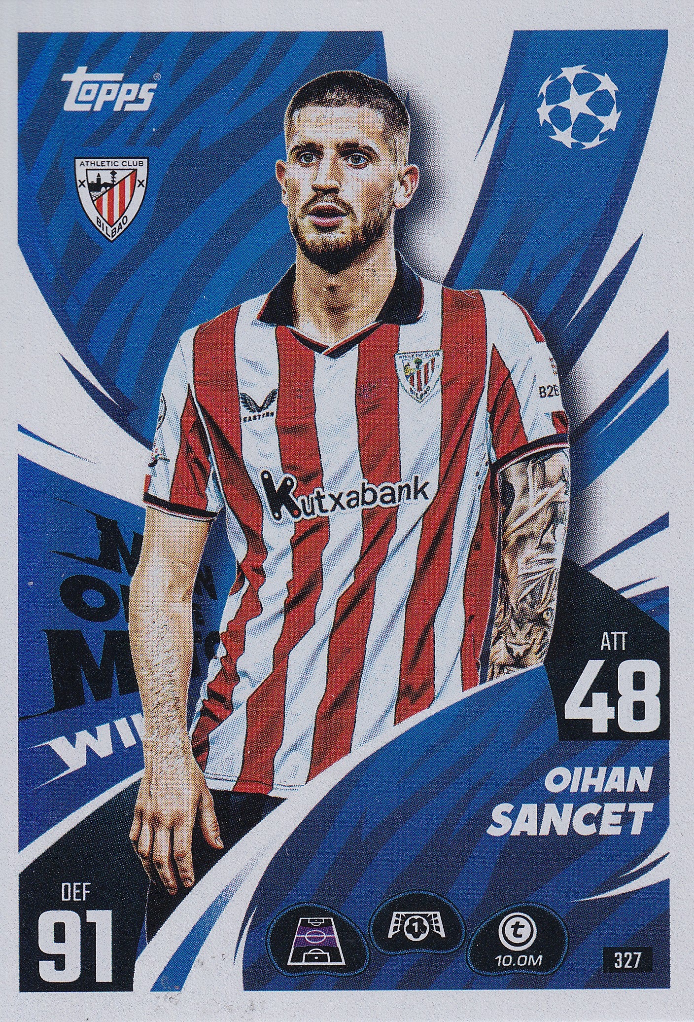 327. OIHAN SANCET - ATLETIC CLUB - MAN OF THE MATCH WILDCARD
