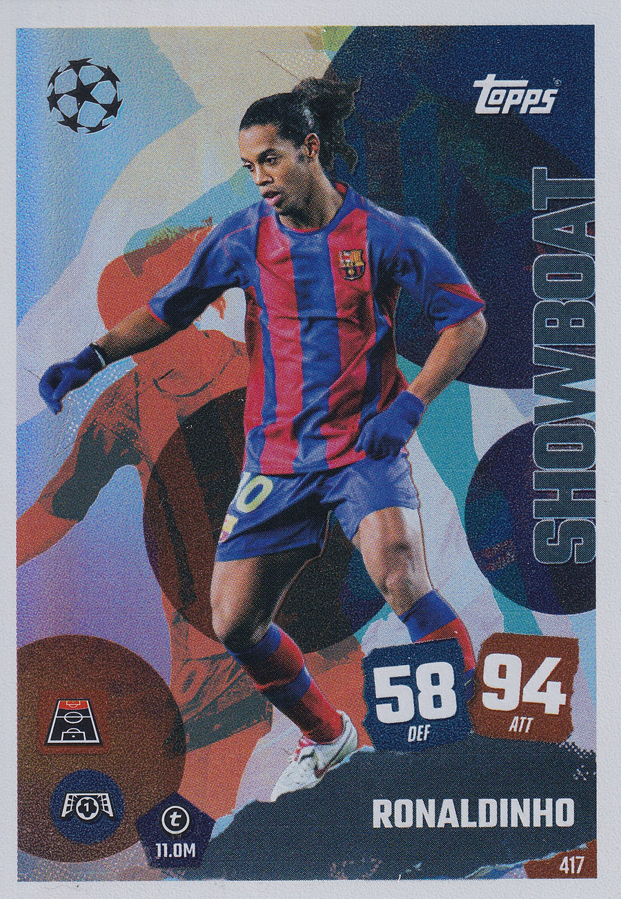 417. RONALDINHO - FC BARCELONA - SHOWBOAT