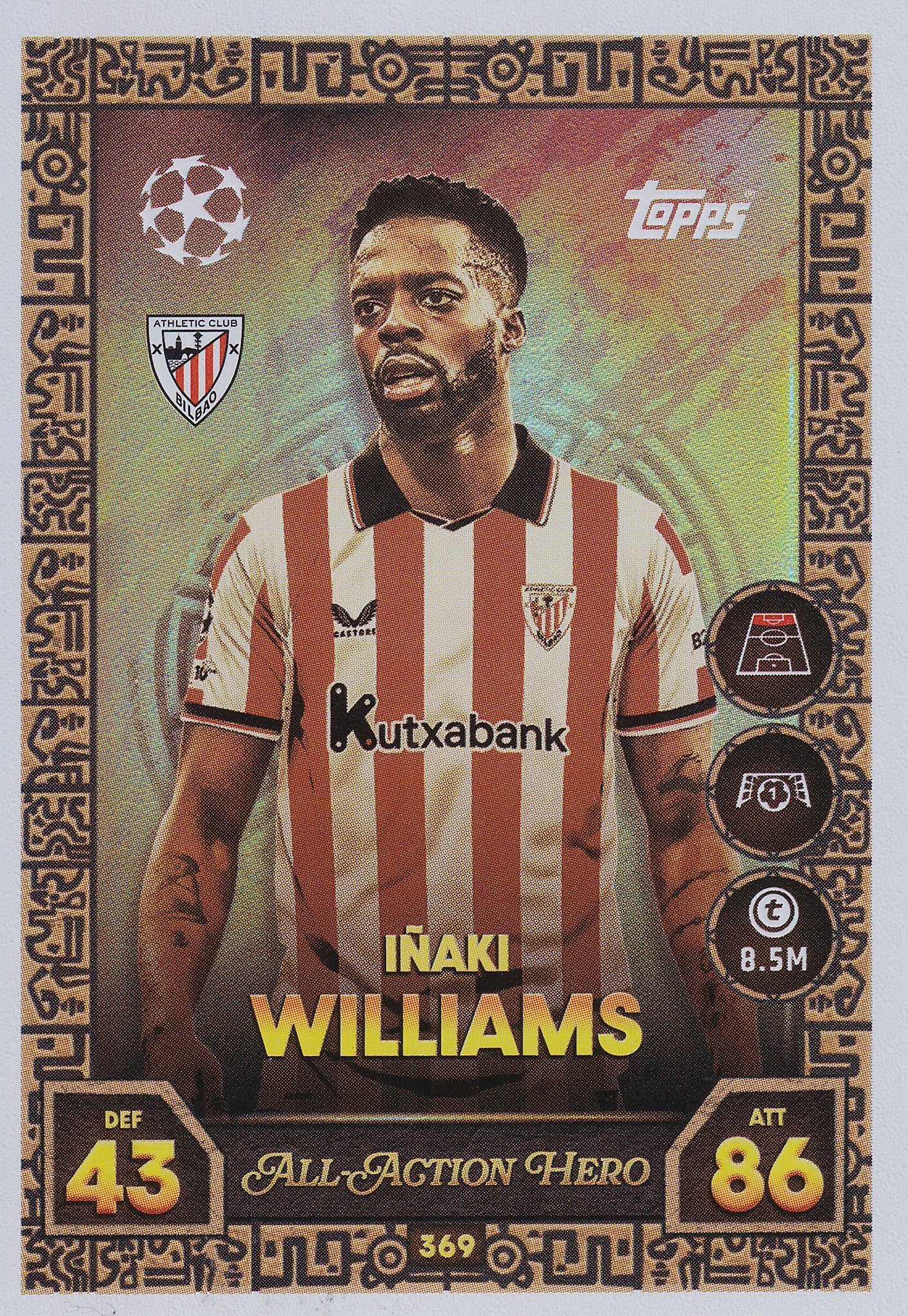 369. IÑAKI WILLIAMS - ATHLETIC CLUB - ALL ACTION HERO