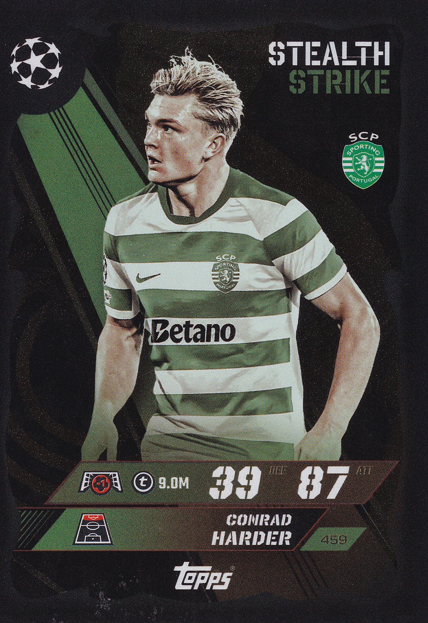 459. CONRAD HARDER - SPORTING CLUBE DE PORTUGAL - STEALTH STRIKE