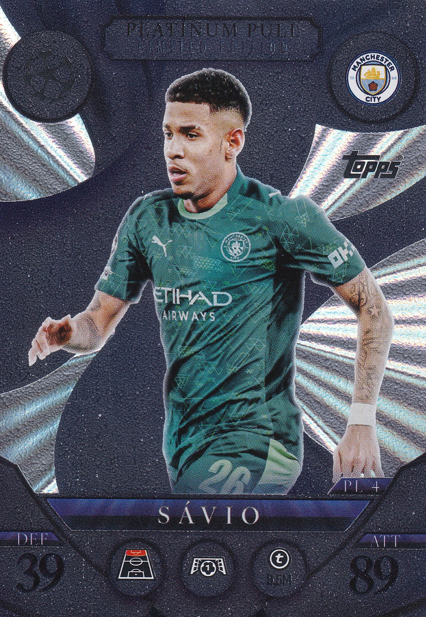 PL4. SAVIO - MANCHESTER CITY - PLATINUM PULL