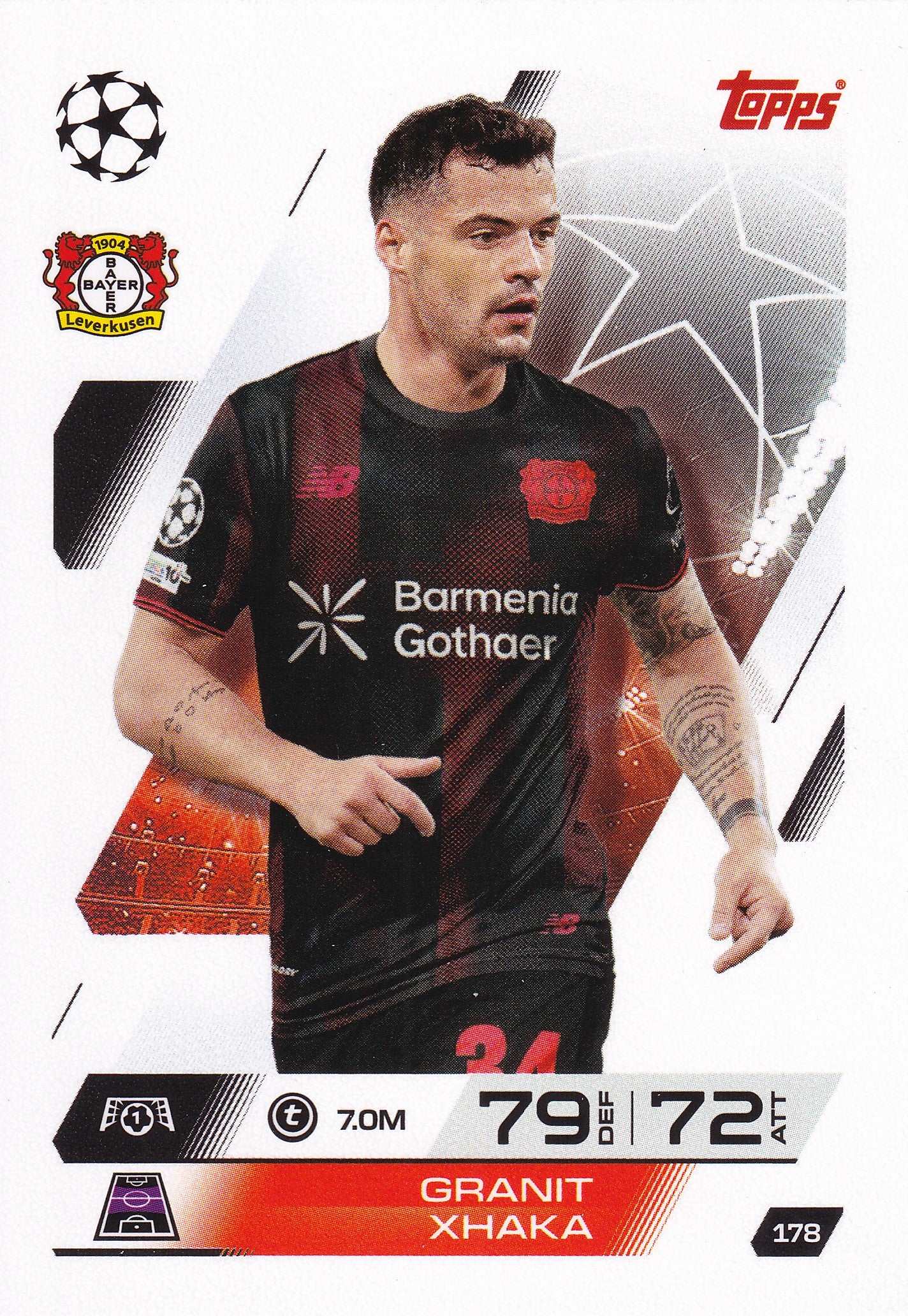 178. GRANIT XHAKA - BAYER 04 LEVERKUSEN