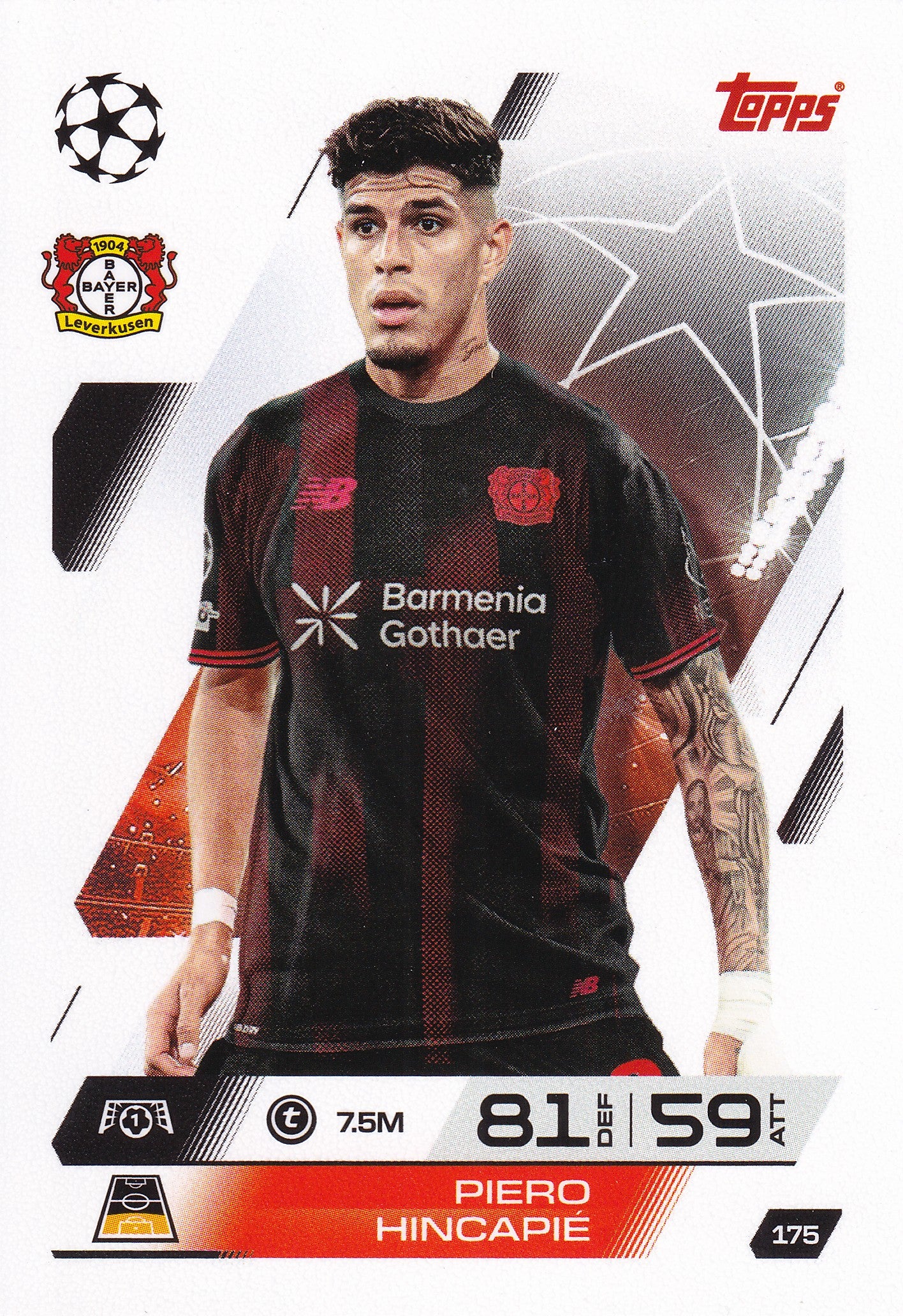 175. PIERO HINCAPIE - BAYER 04 LEVERKUSEN