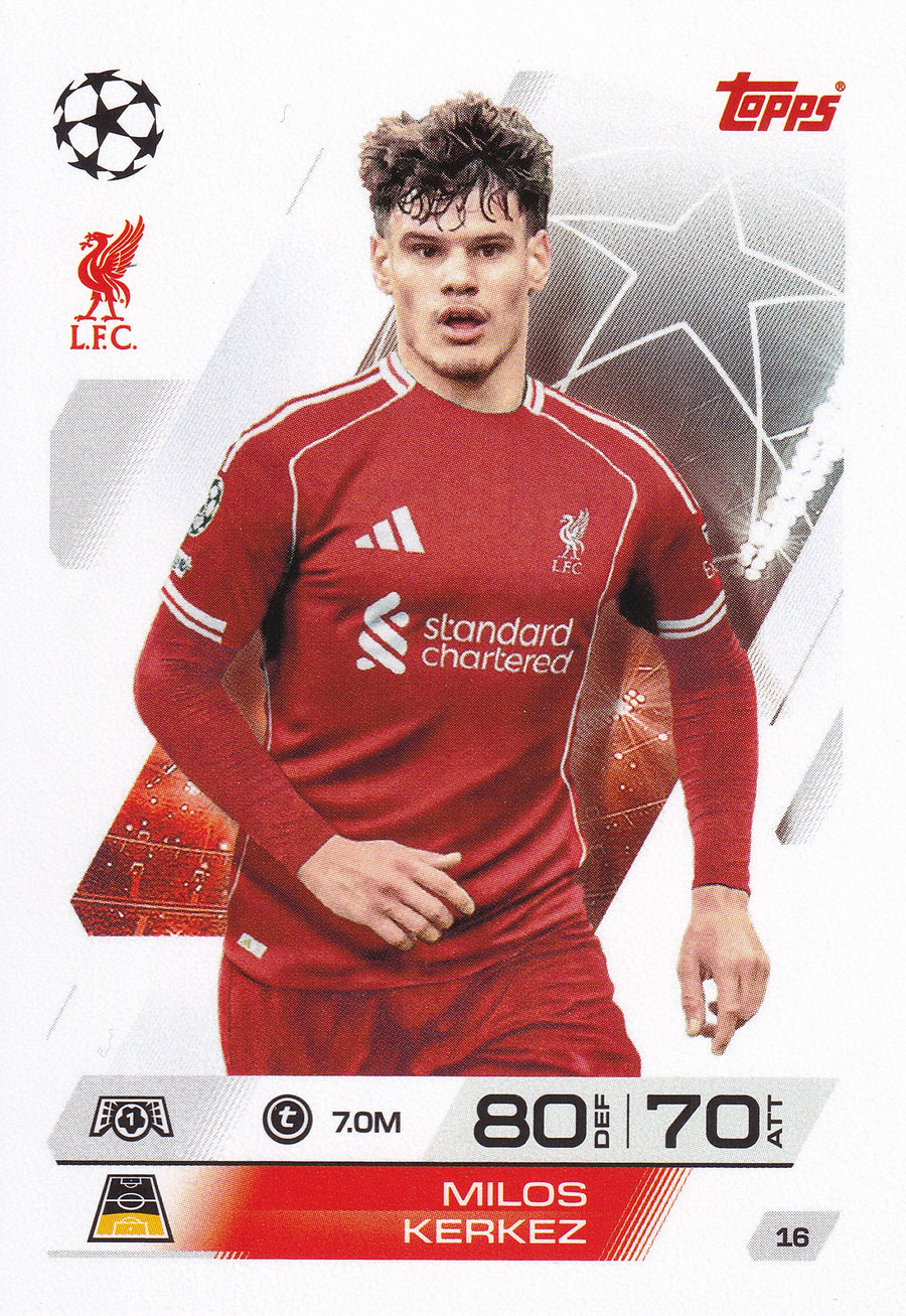 016. MILOS KERKEZ - LIVERPOOL FC