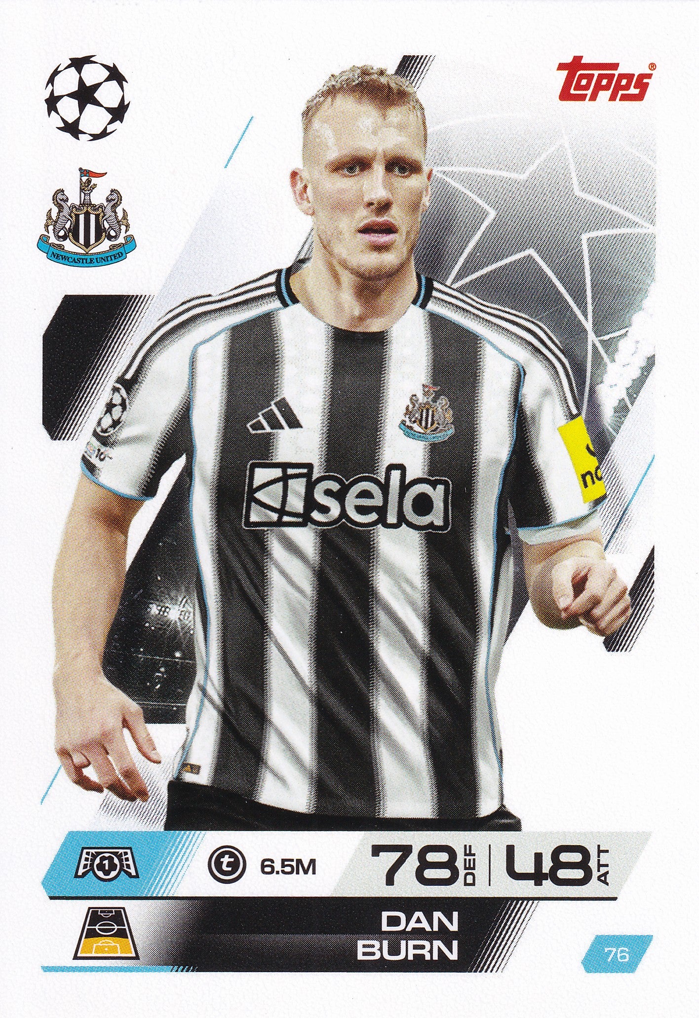 076. DAN BURN - NEWCASTLE UNITED