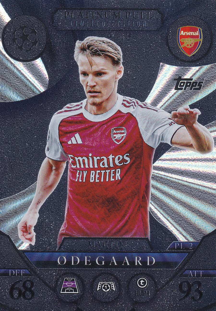 PL2. MARTIN ØDEGAARD - ARSENAL - PLATINUM PULL