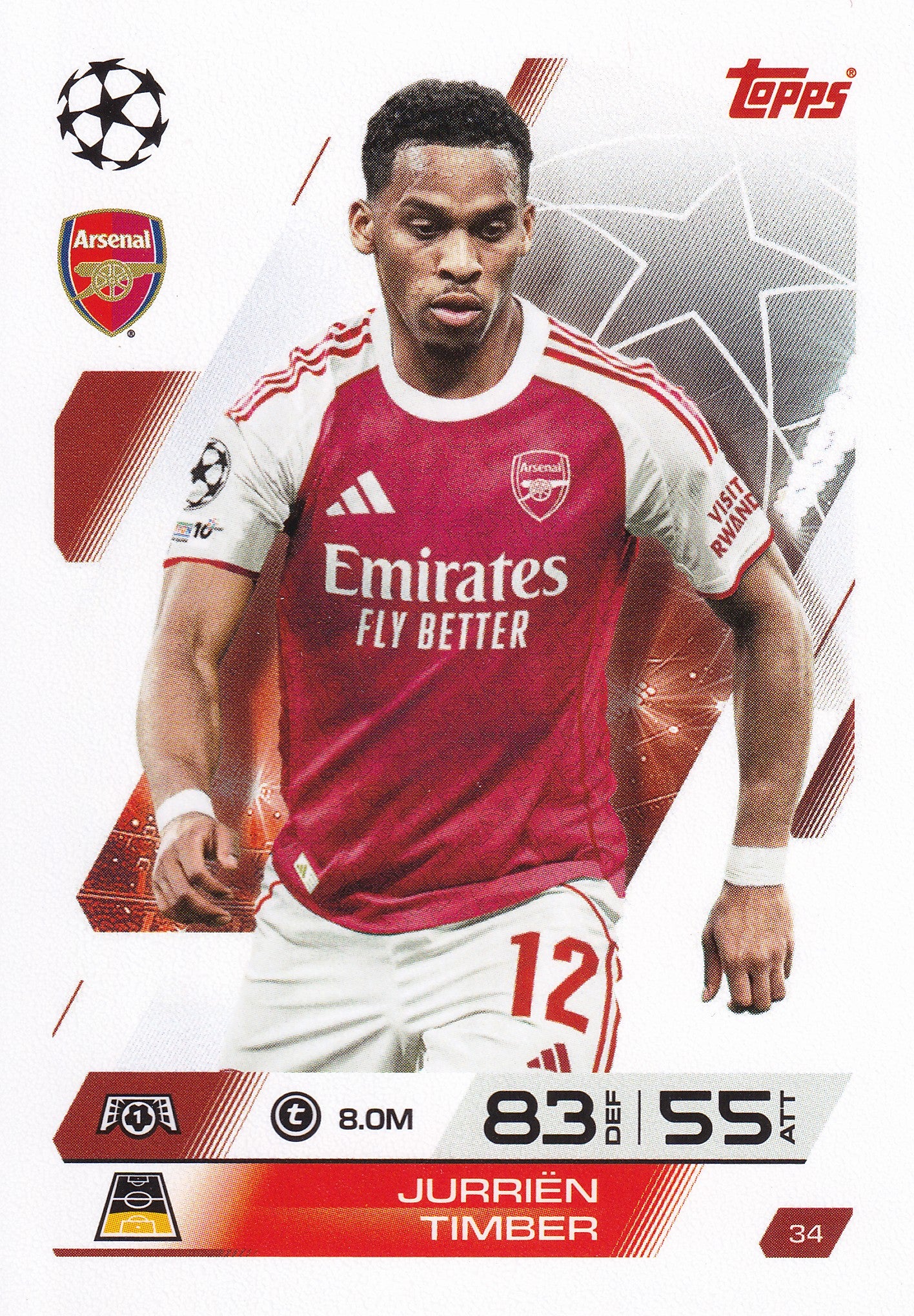034. JURRIEN TIMBER - ARSENAL FC