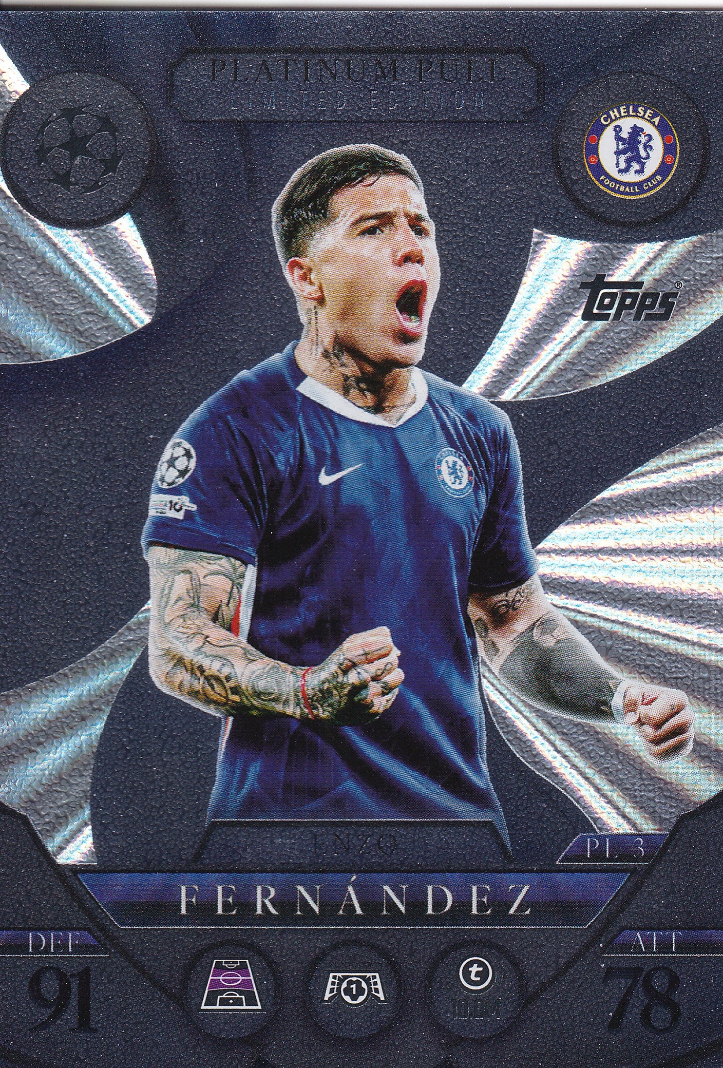 PL3. ENZO FERNANDEZ - CHELSEA - PLATINUM PULL
