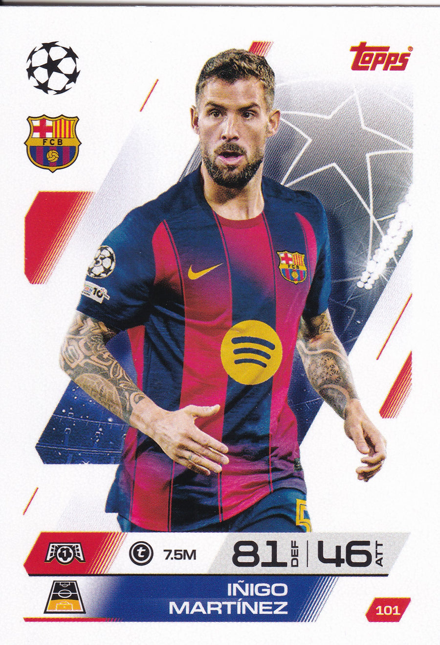 101. IÑIGO MARTINEZ - FC BARCELONA