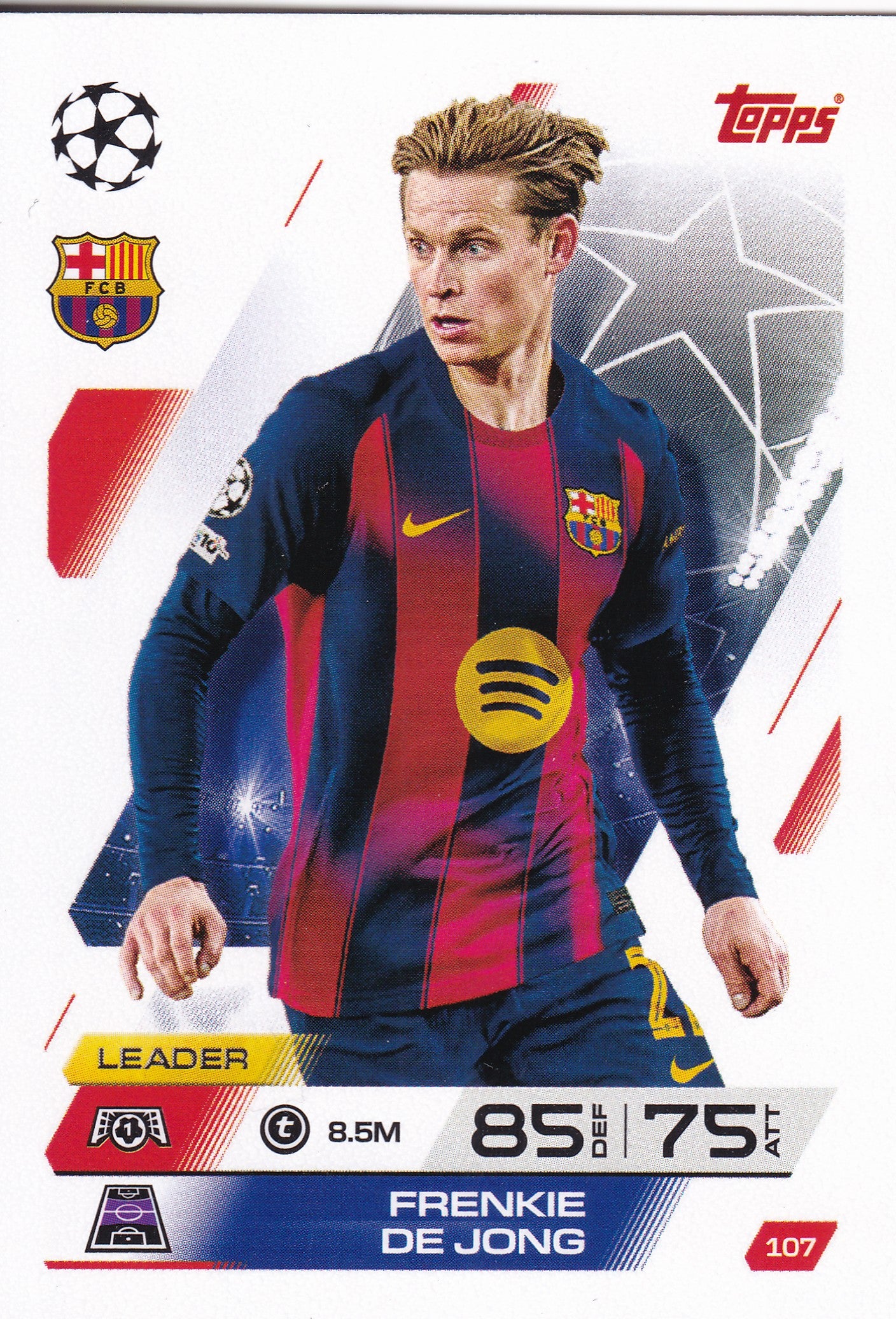 107. FRENKIE DE JONG - FC BARCELONA - LEADER