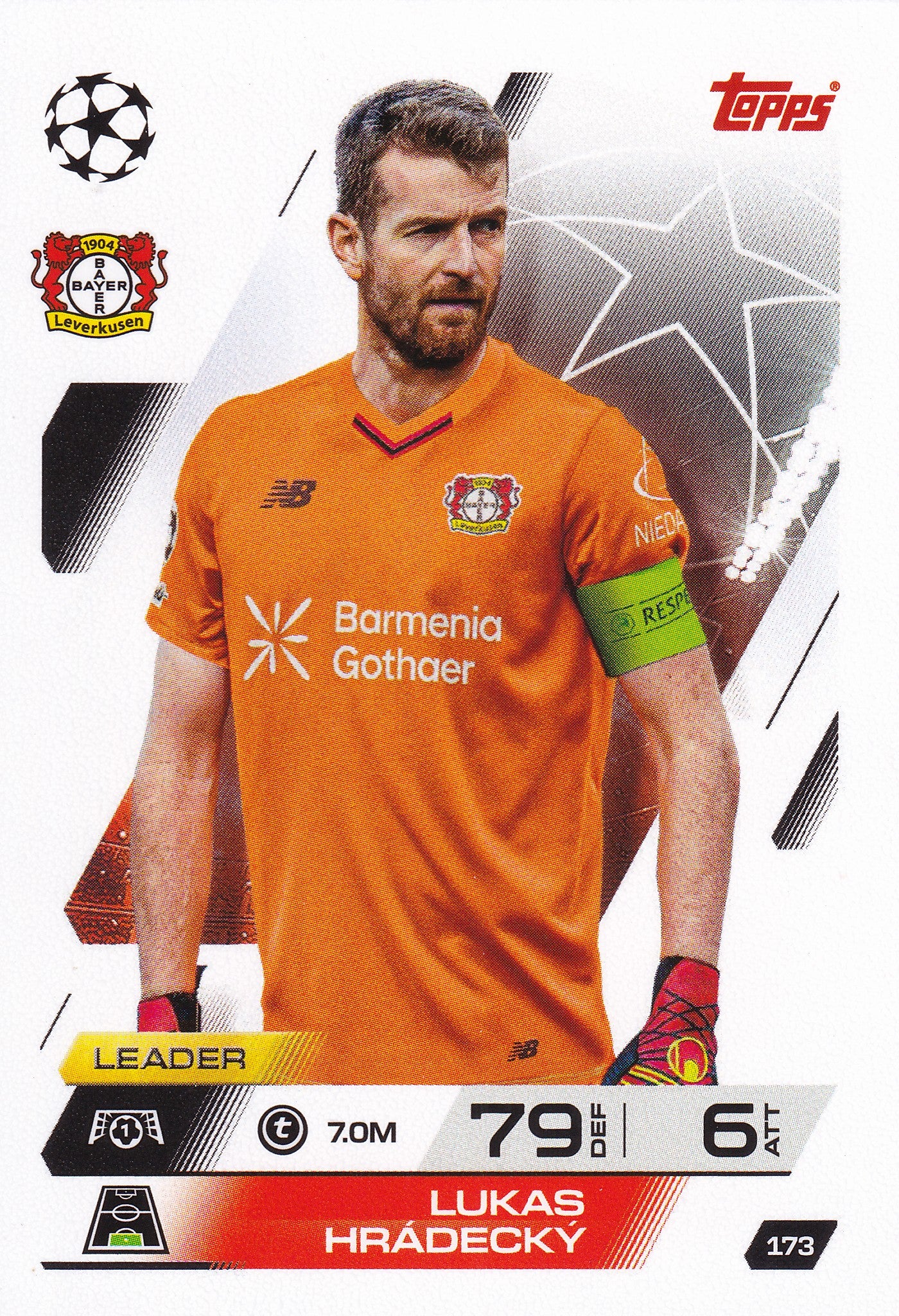173. LUKAS HRADECKY - BAYER 04 LEVERKUSEN - LEADER