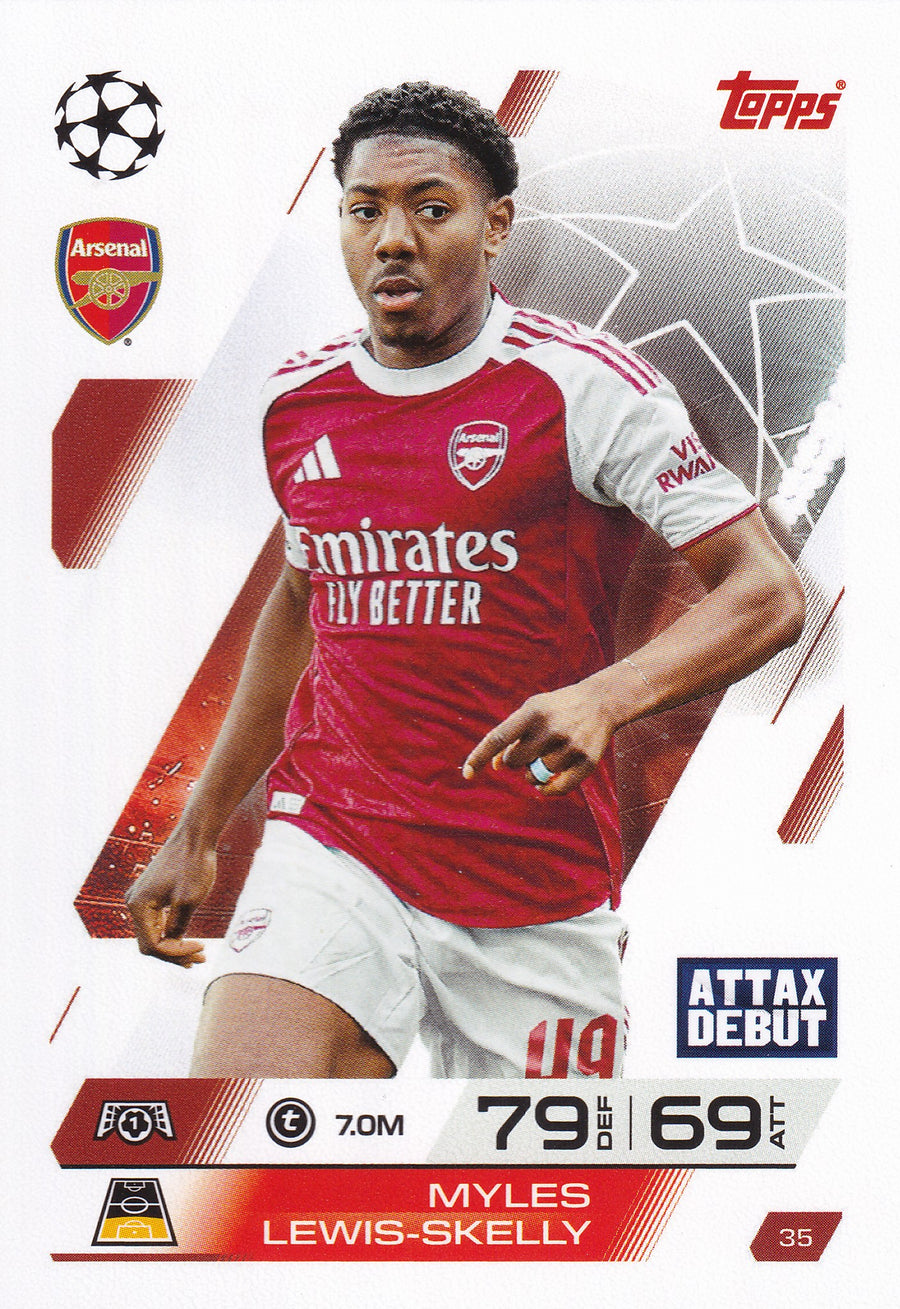 035. MYLES LEWIS-SKELLY - ARSENAL FC - ATTAX DEBUT