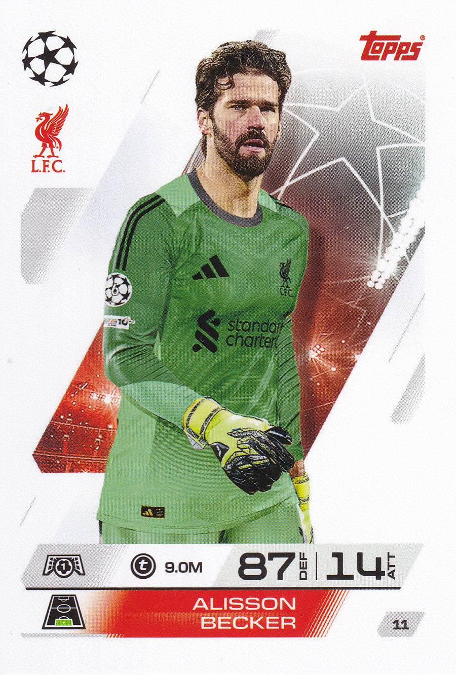 011. ALISSON BECKER - LIVERPOOL FC