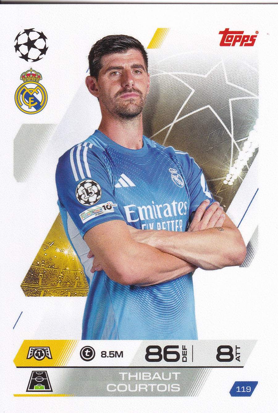 119. THIBAUT COURTOIS - REAL MADRID C.F.