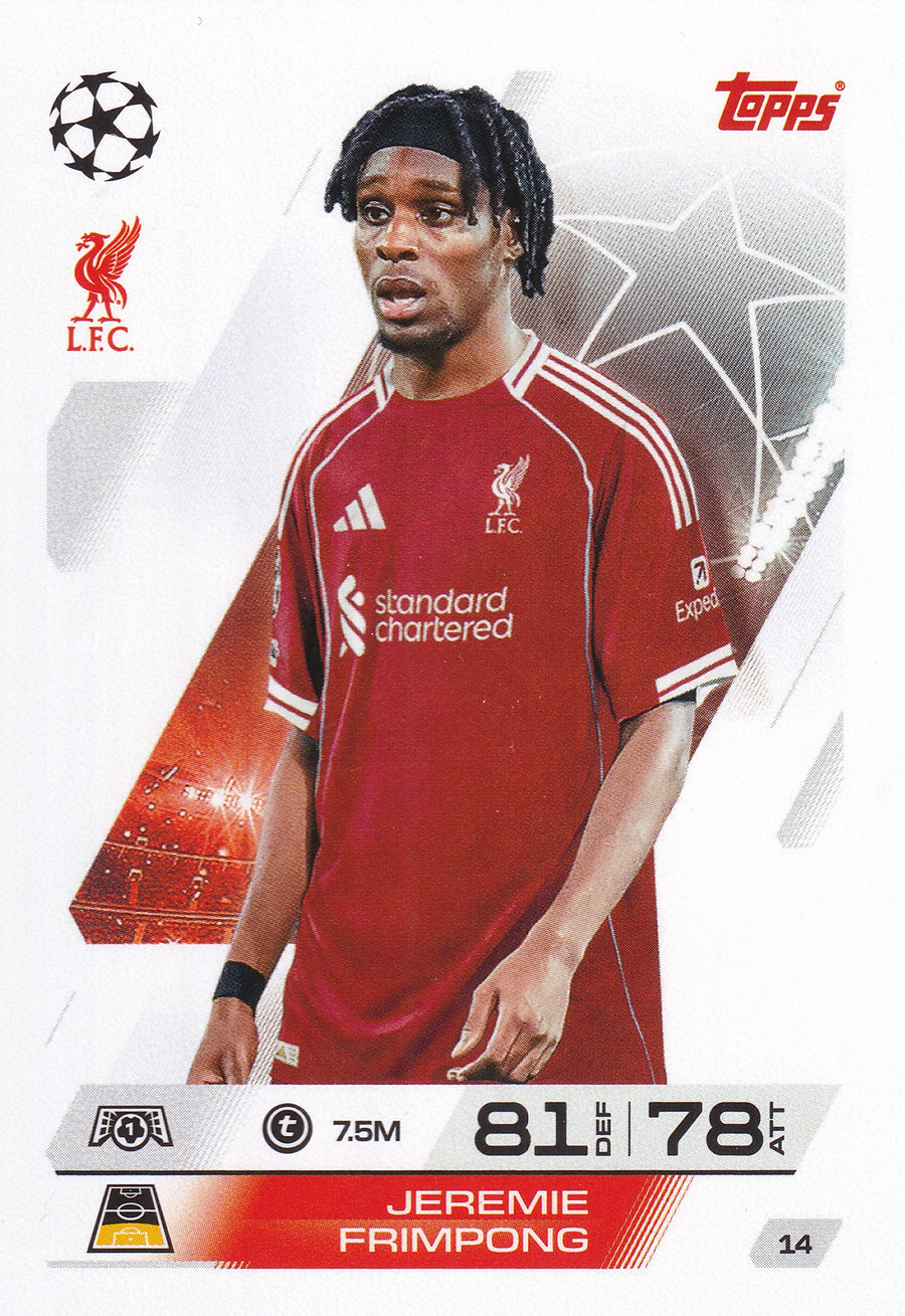 014. JEREMIE FRIMPONG - LIVERPOOL FC